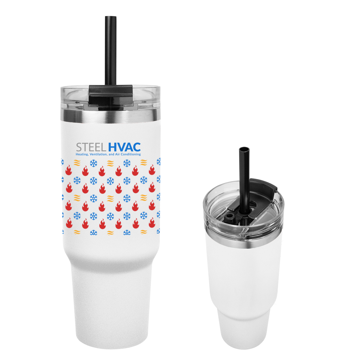 40 Oz. Full Color Naomi Intrepid Stainless Steel Tumbler 4