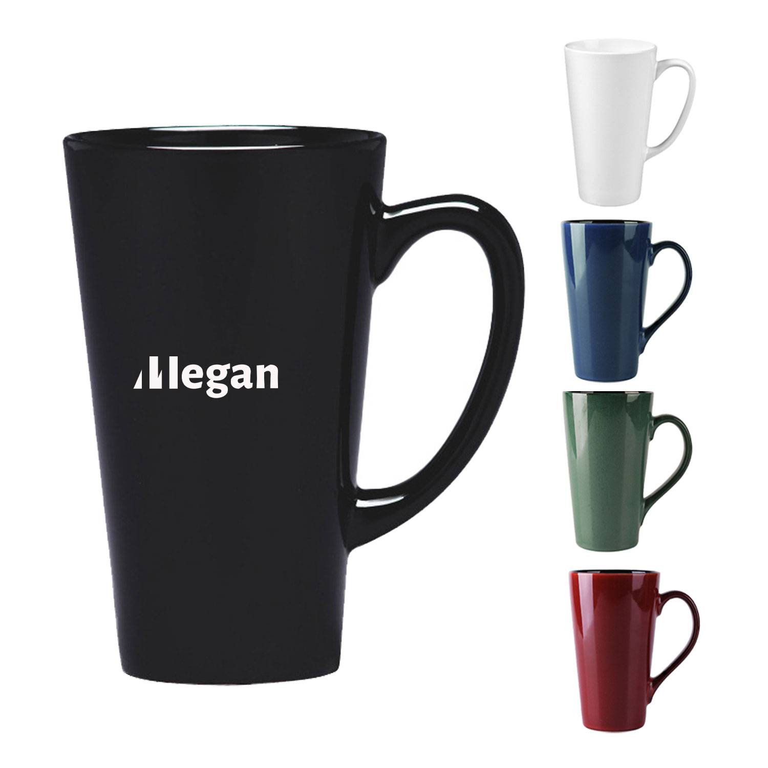 17oz Cone-Shaped Large Capacity Coffee Ceramic Mug