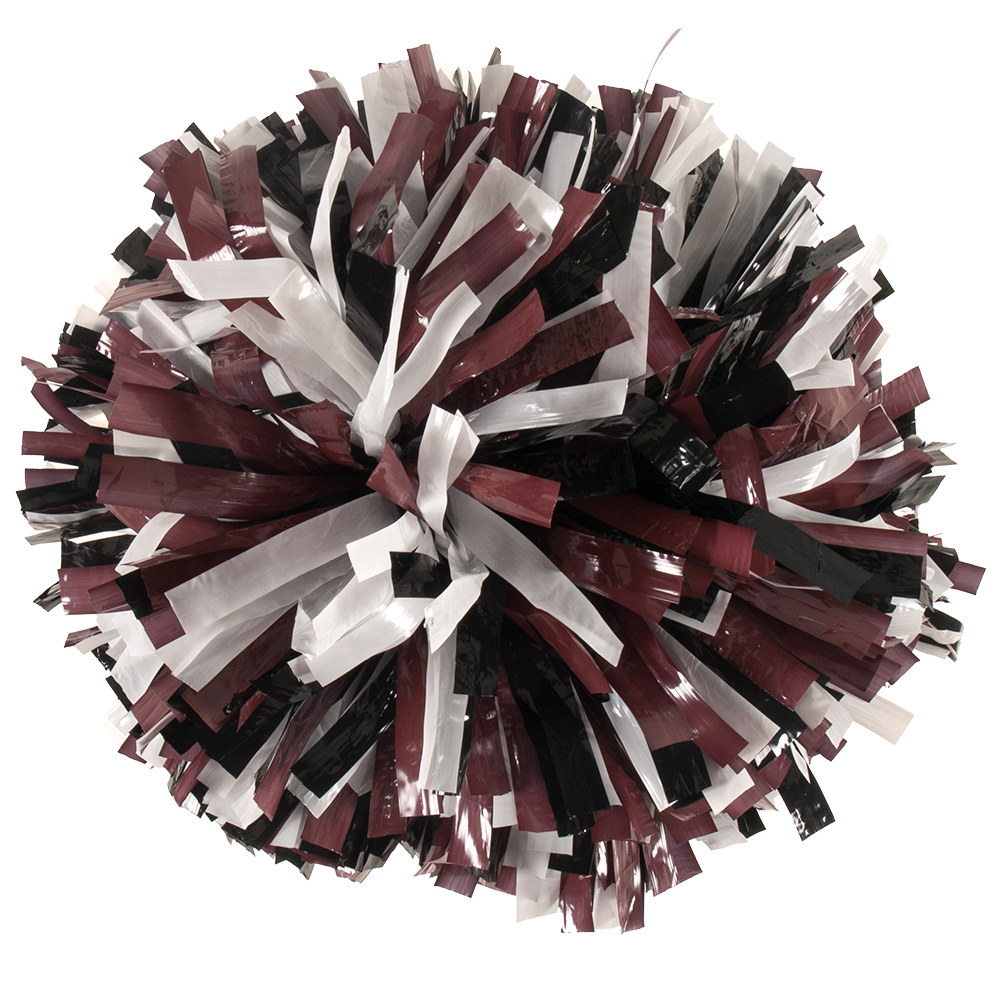 Custom Wet-Look Show Pom - Two or Three Colors Mixed 9