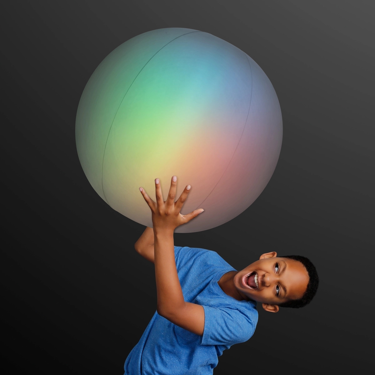 LED Jumbo Inflatable Glow Ball - 20" Diameter 2