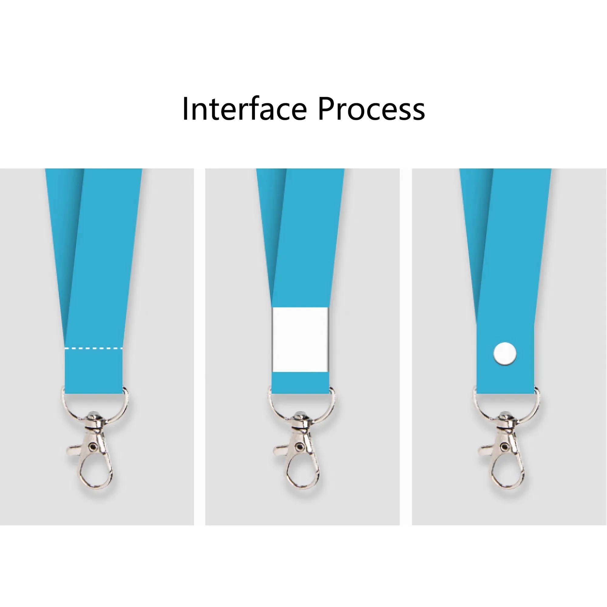 MOQ100 Full Color Polyester Neck Lanyard 3