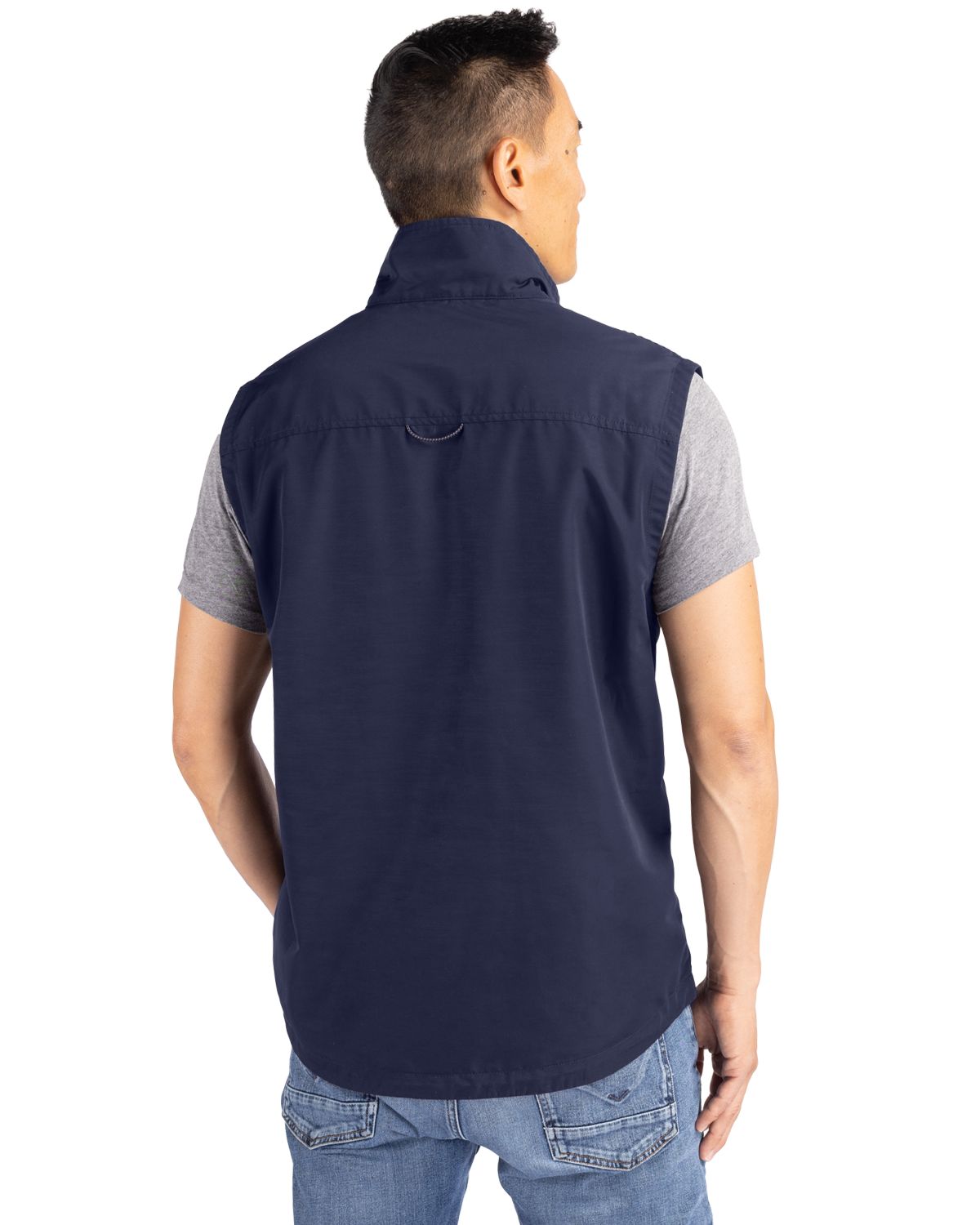 Cutter & Buck Charter Recycled Packable Mens Full Zip Vest 21