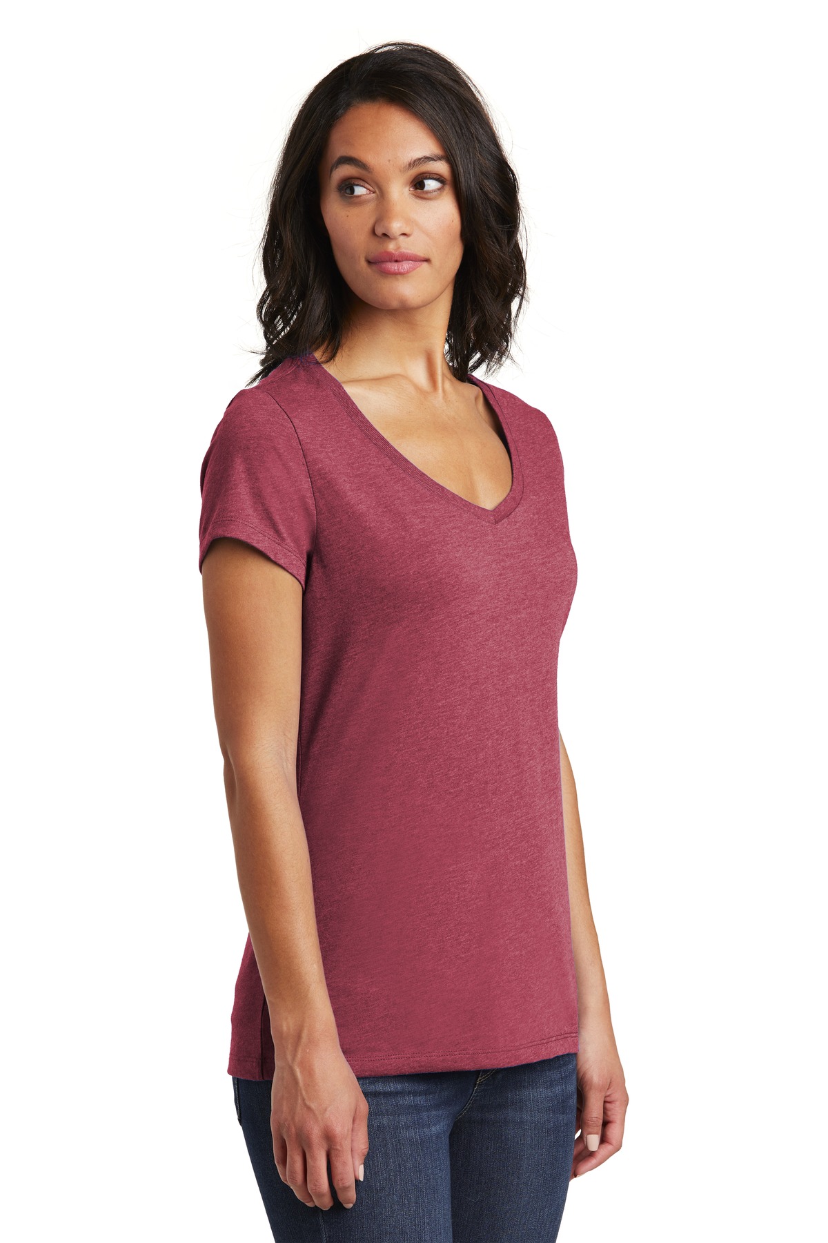 District Women's Very Important Tee V-Neck. DT6503 27