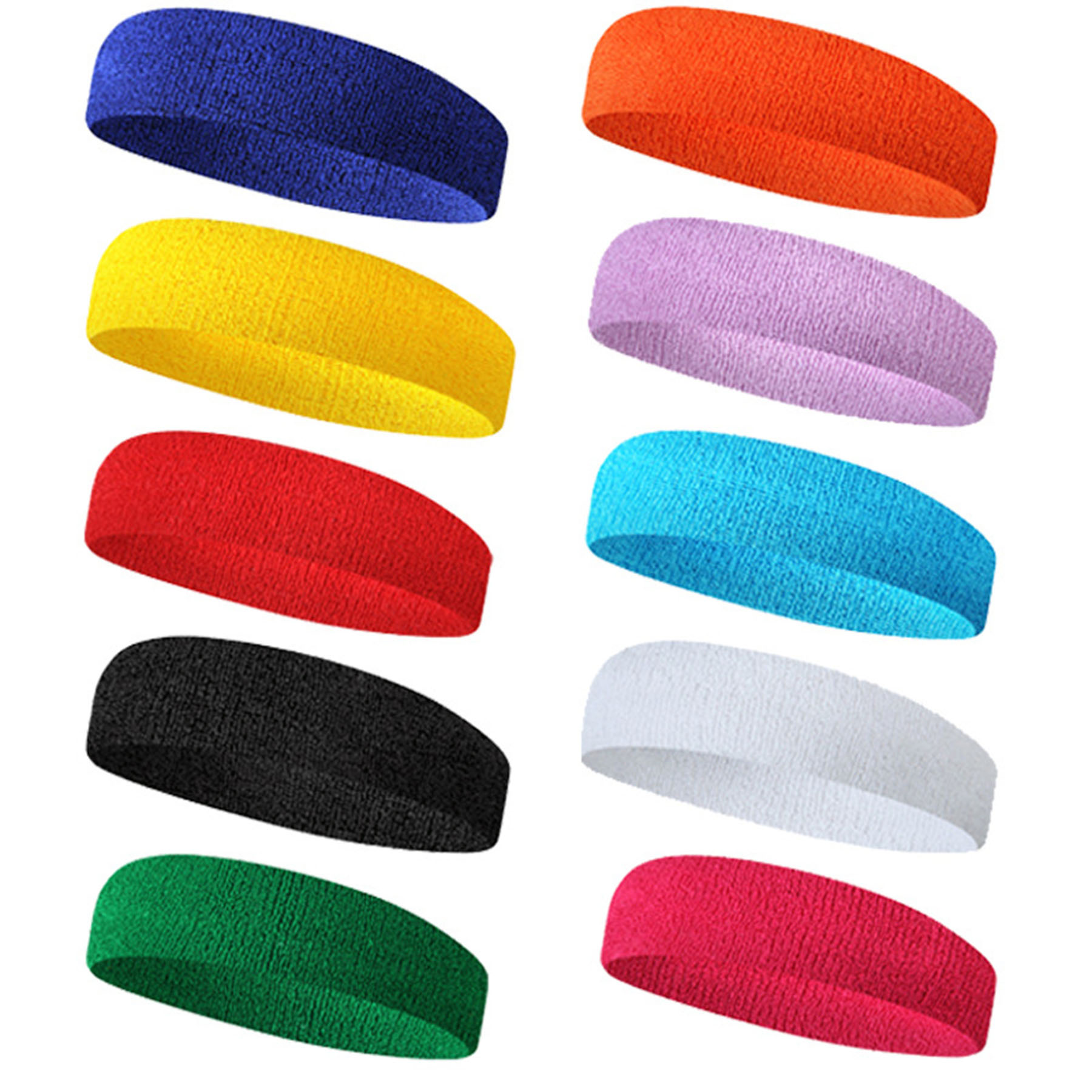 Terry Cotton Headband Sweatband 1