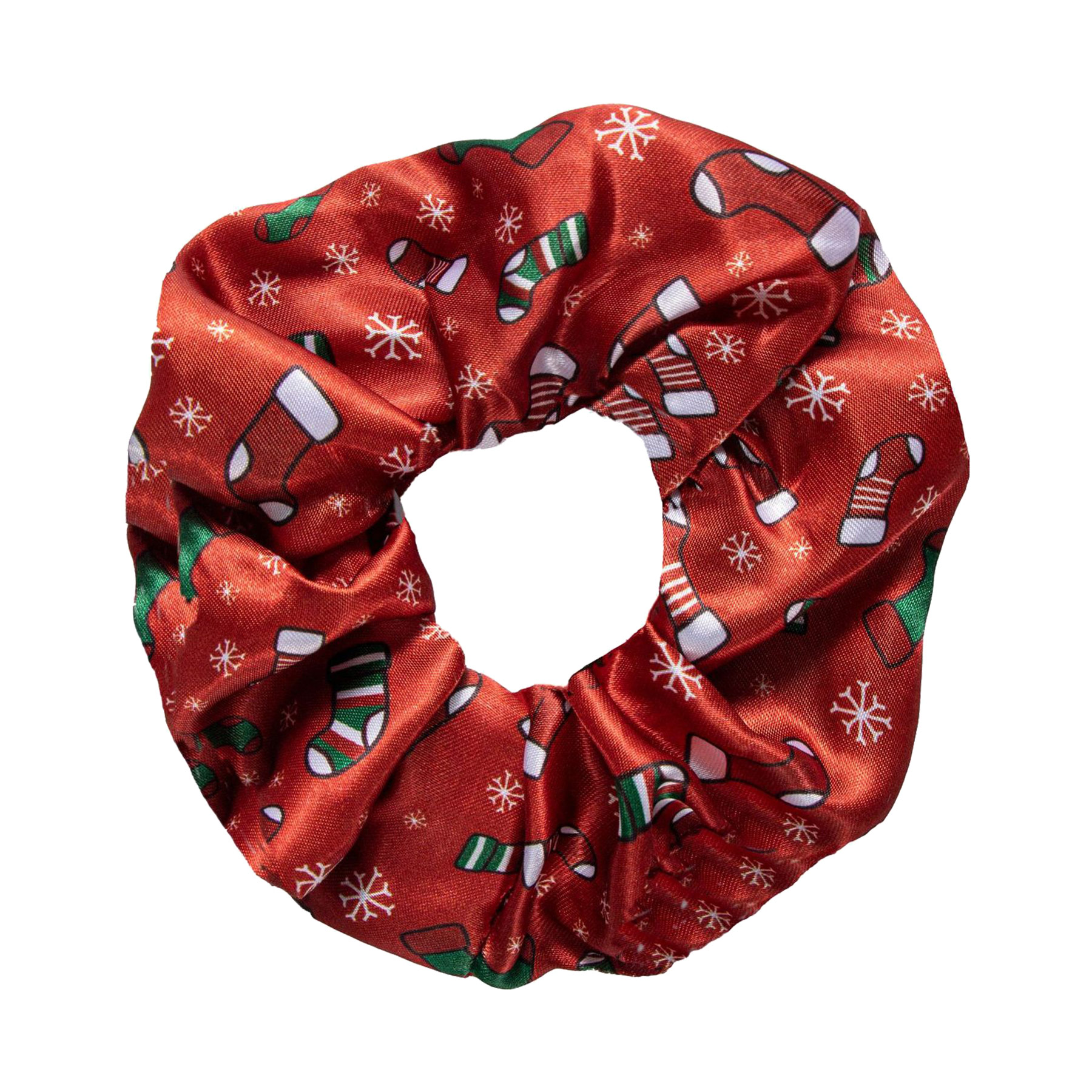 Full Color Printed Satin Silk Hair Scrunchies 25