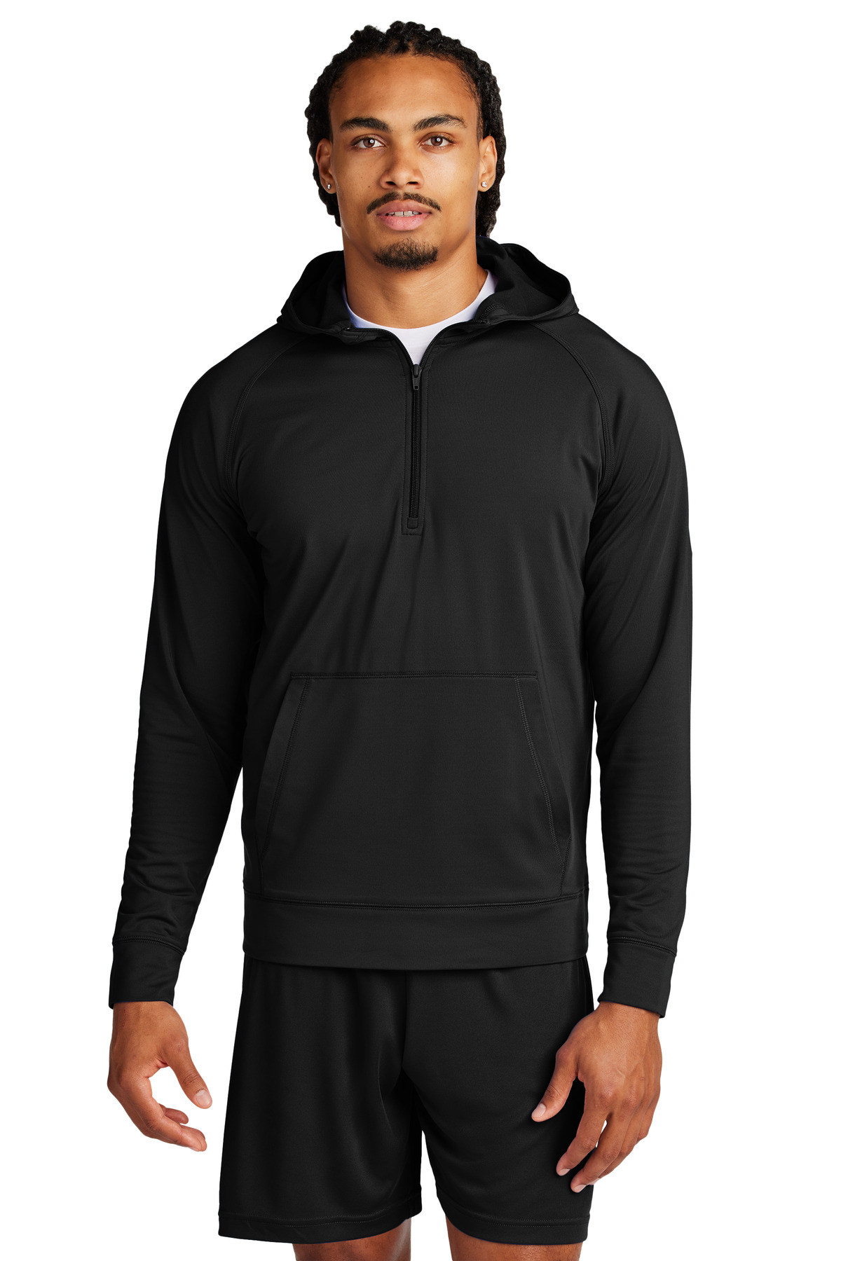 Sport-Tek Sport-Wick Stretch 1/2-Zip Hoodie ST856 25
