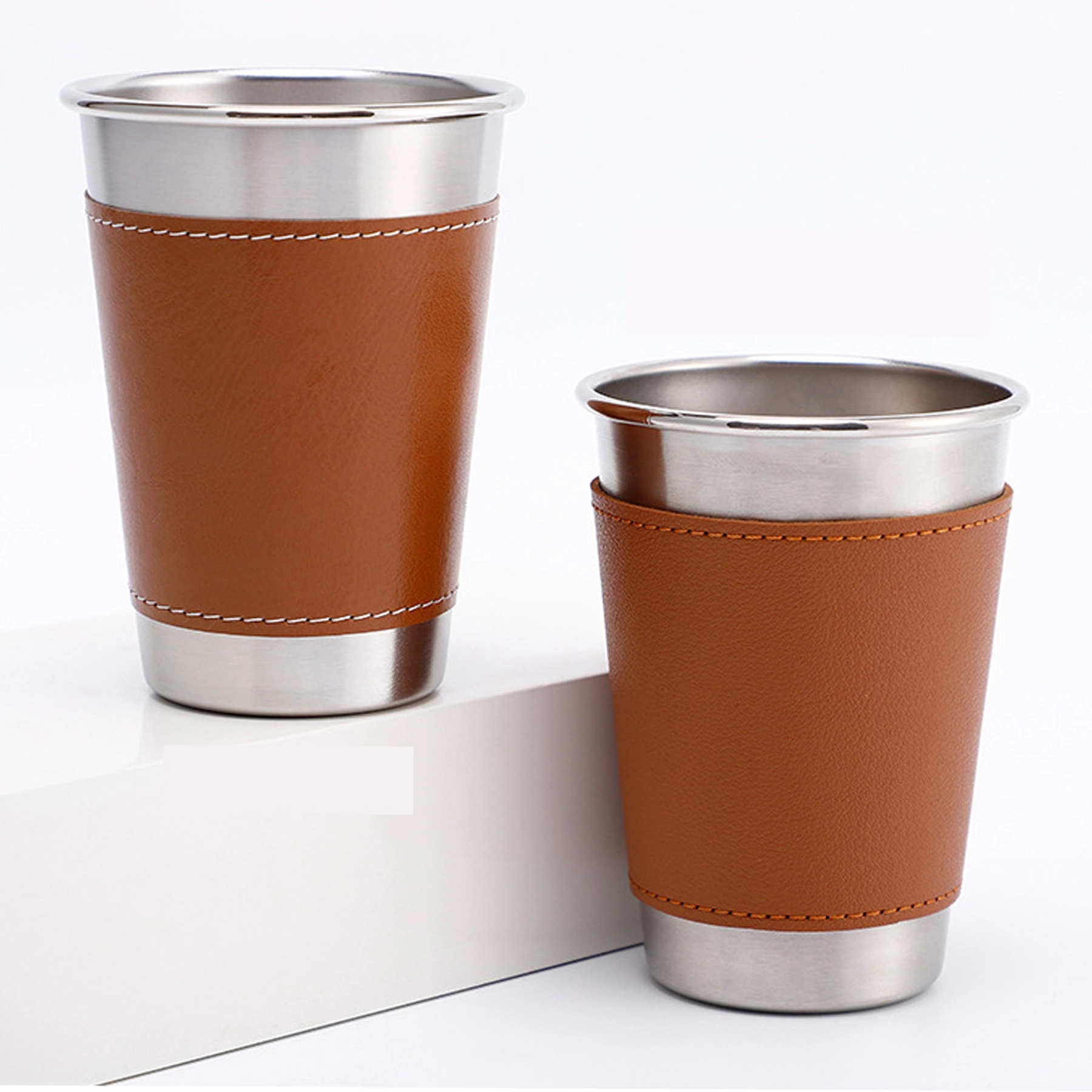 16Oz Pu Cover Pint Cups 4