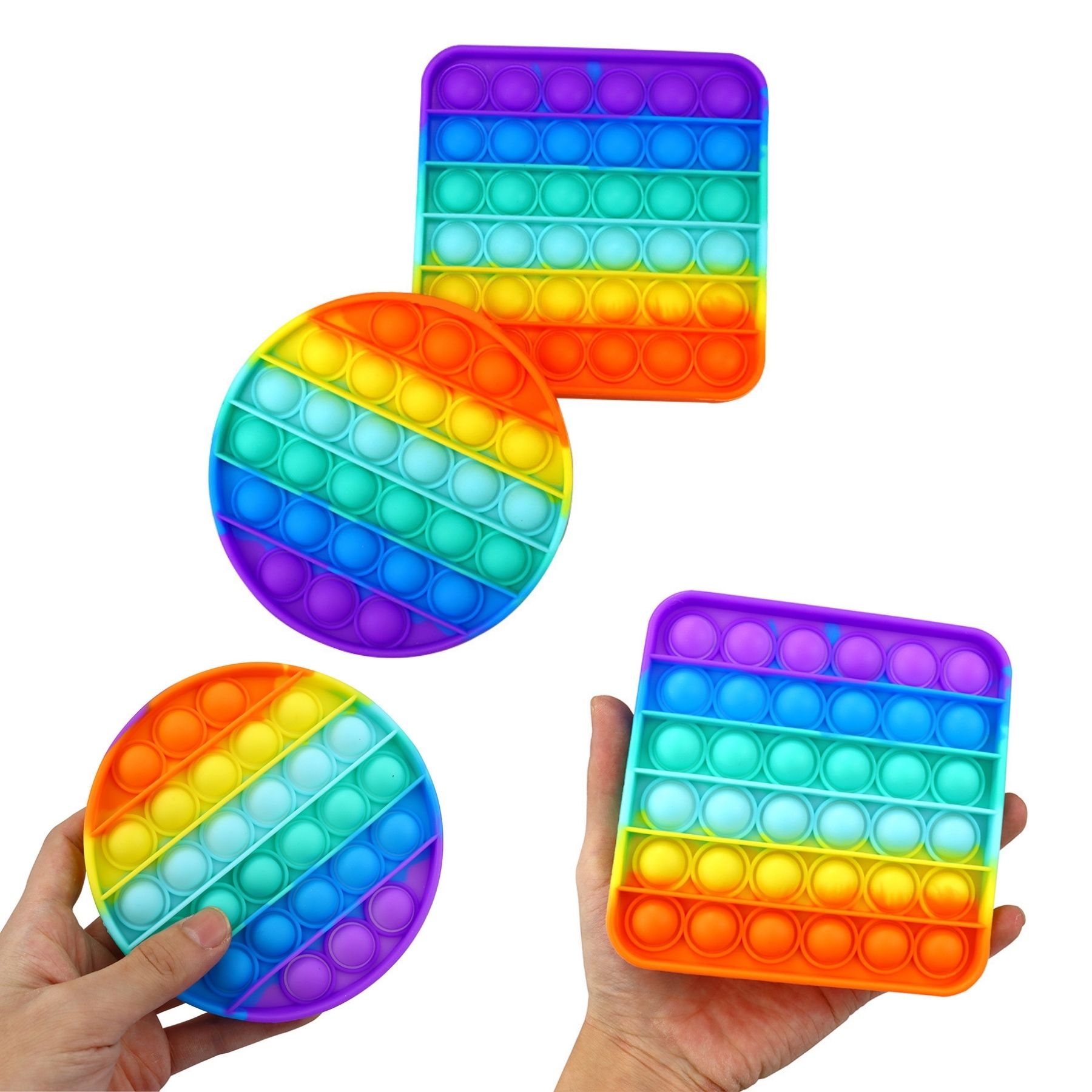 Round Silicone Push Bubble Ball Toy 2