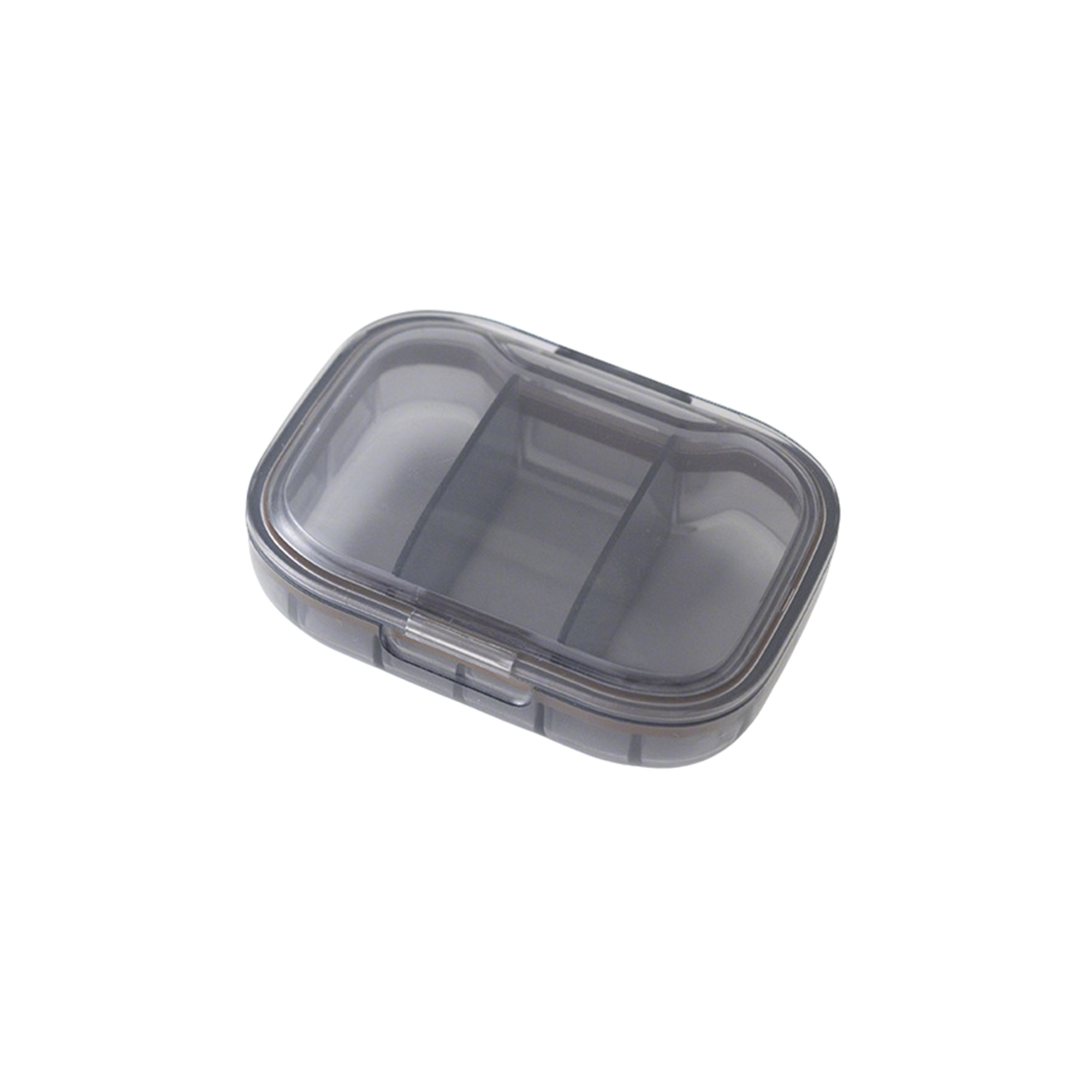 Compact Triple Slot Travel Pill Organizer ABS 5