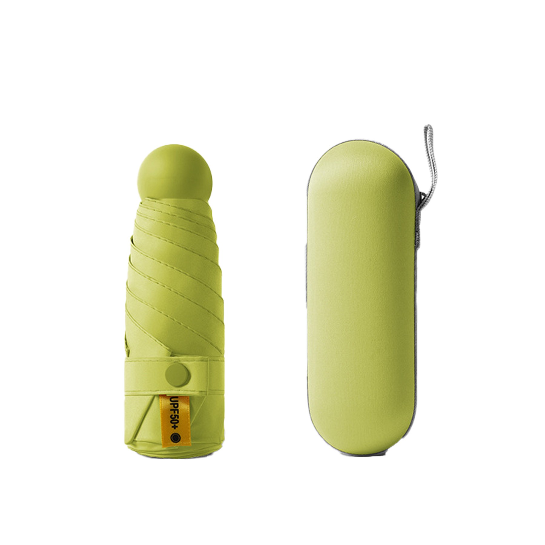 Mini Folding Compact Umbrella With Case 3