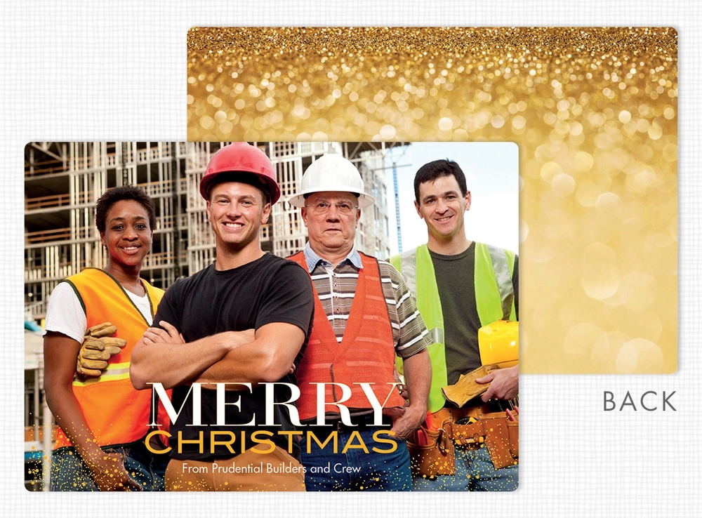 Sense of Sparkle Flat Holiday Photo Cards 1