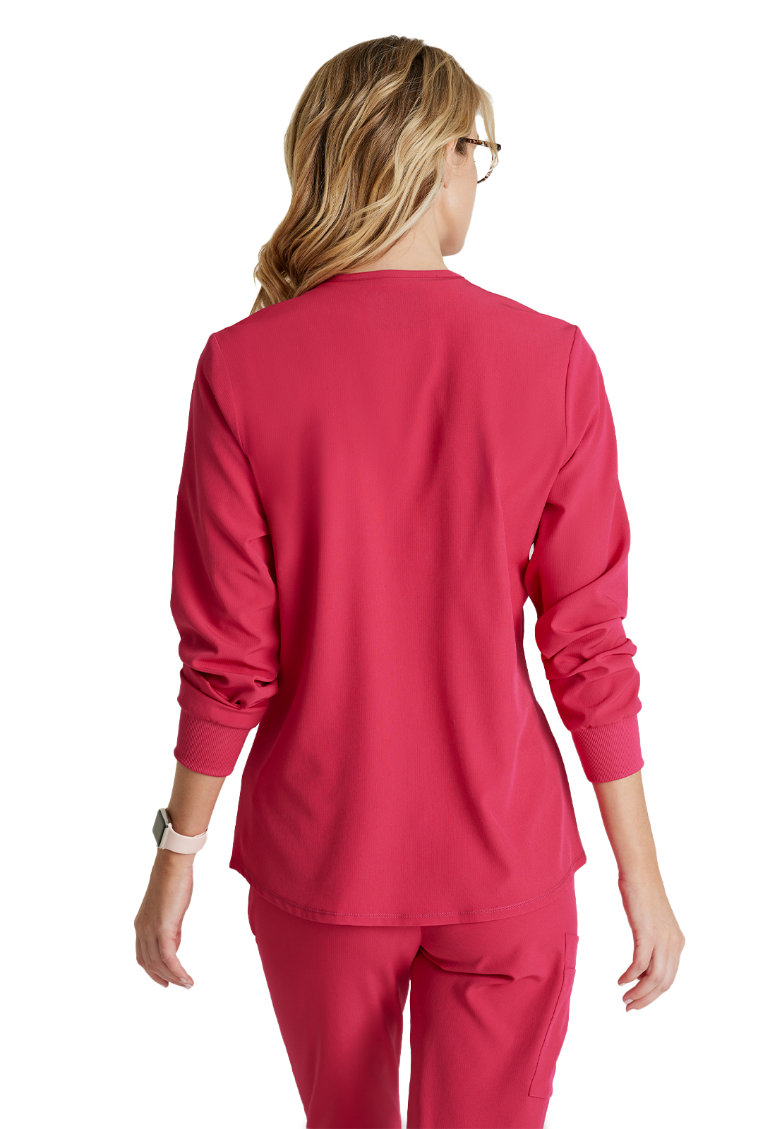 Skechers - Women's Two-Pocket Snap-Front Stability Warm-Up Scrub Jacket 16