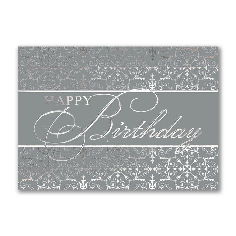 Platinum Birthday Card 2