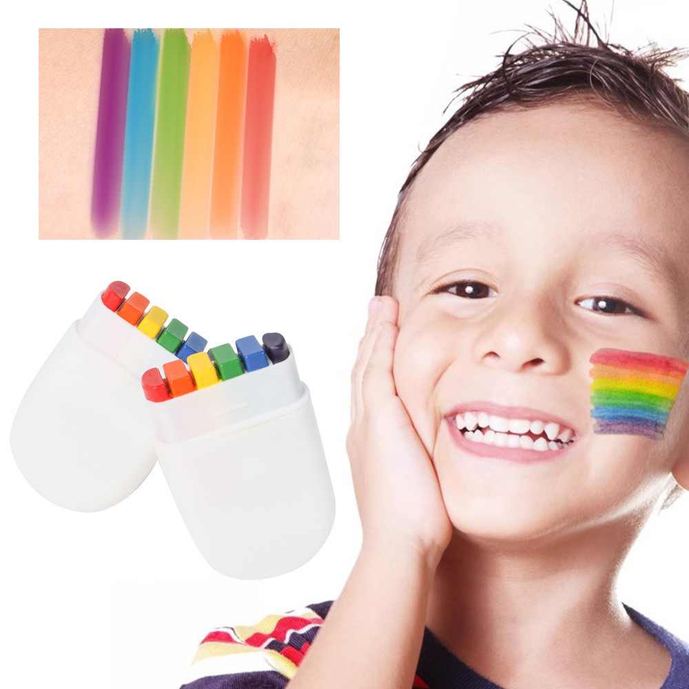 6 Colors Rainbow Paint Stick 5