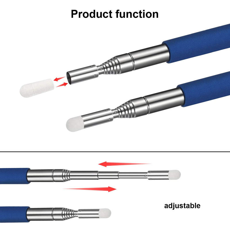 Retractable Teacher Pointer Touch Screen Pen 2