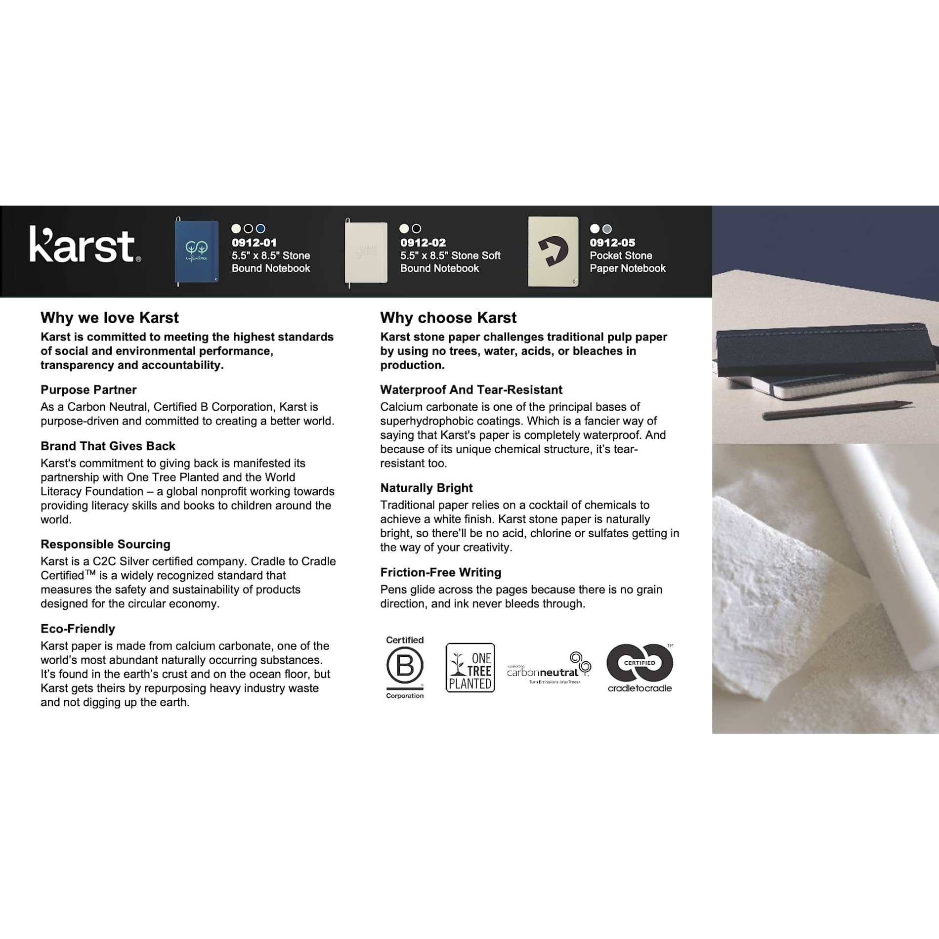 Karst Pocket Stone Paper Notebook 28