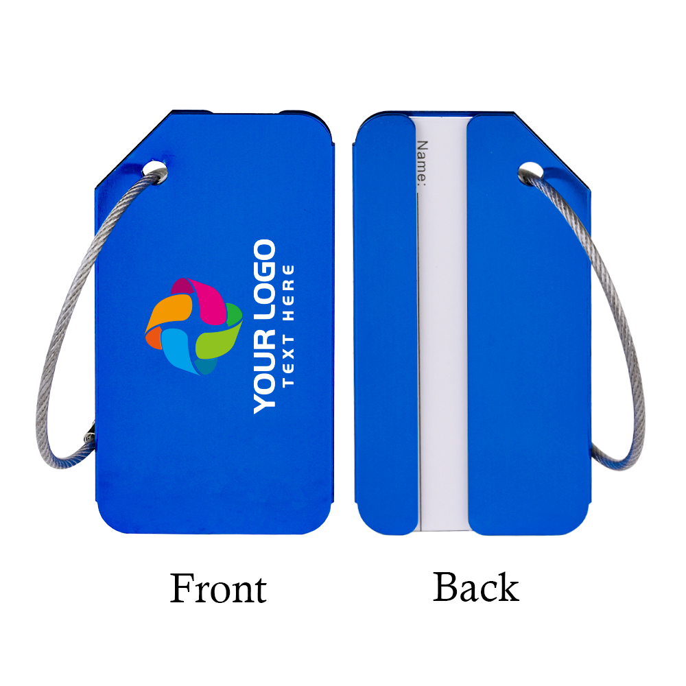 Aluminum LUGGAGE Tag with Name Card 5