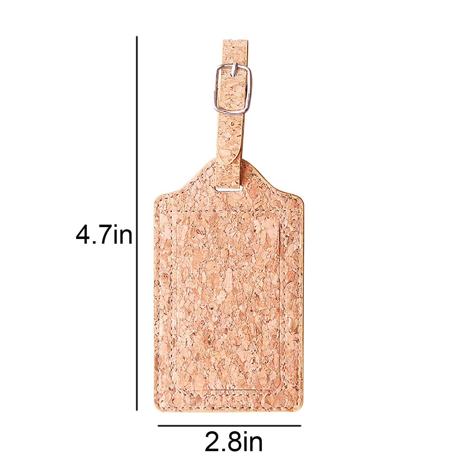 Waterproof PU Leather Travel Tag for Suitcases 6