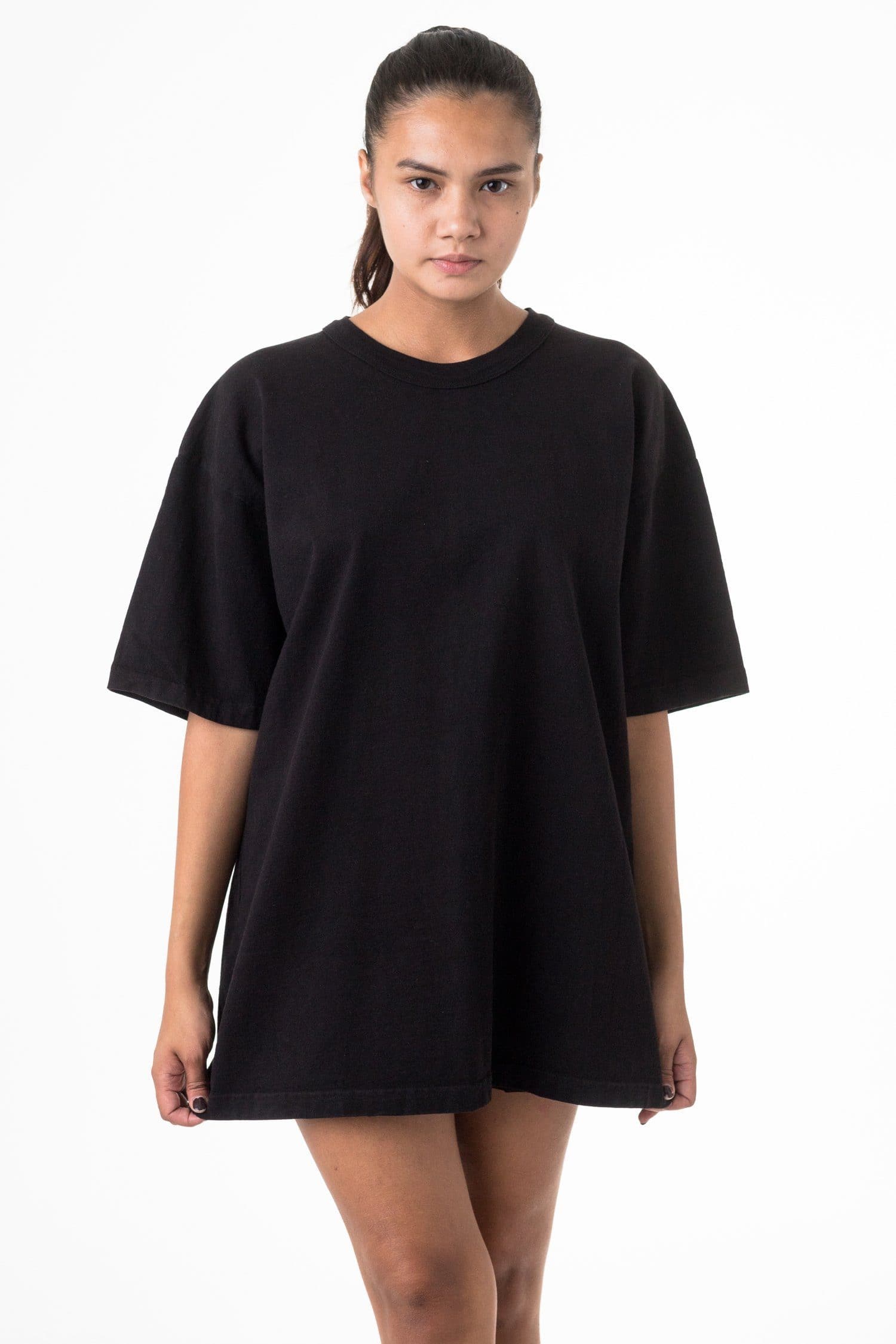 8.5 OZ HEAVY JERSEY GARMENT DYE T-SHIRT W BINDING 12
