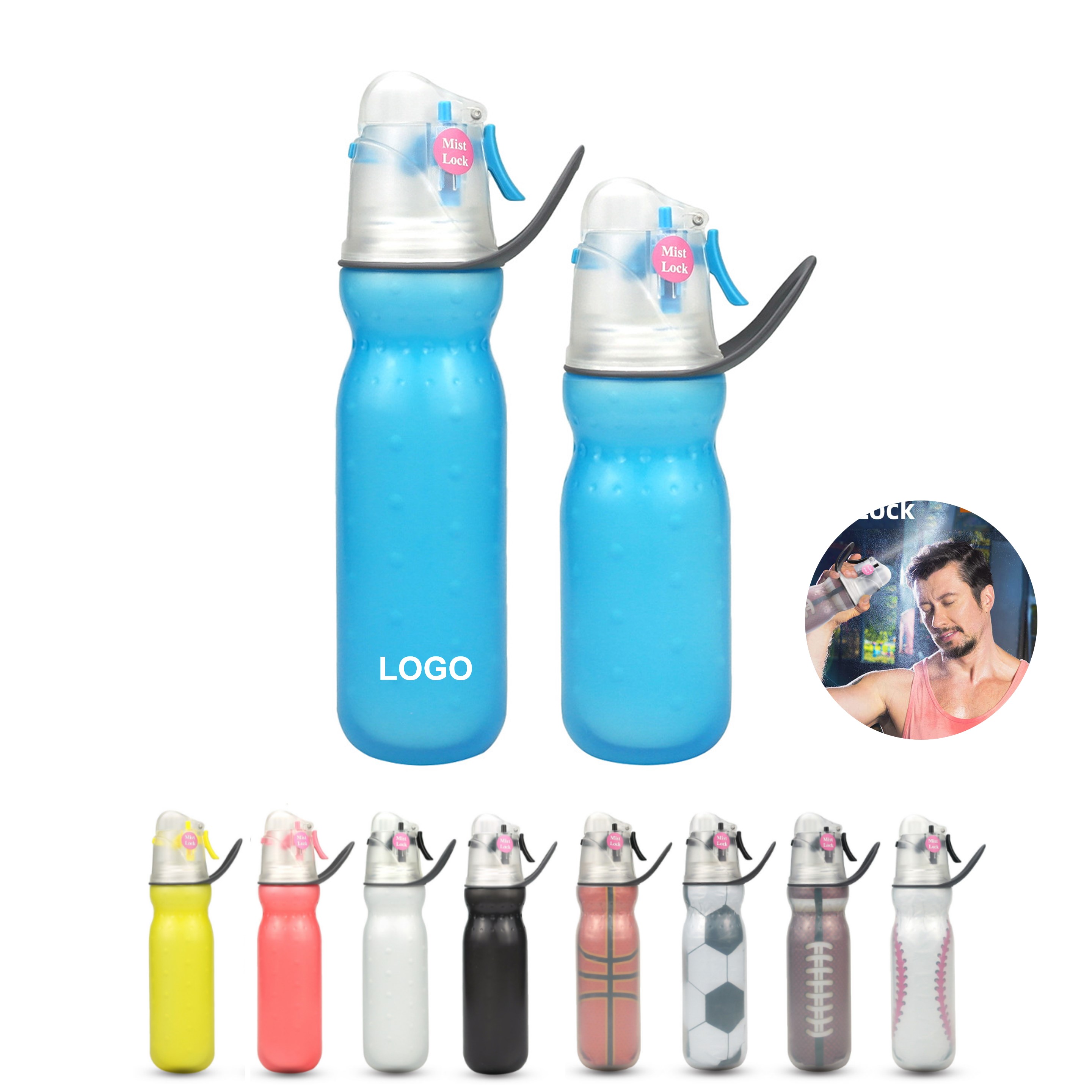 20 Oz. Misting Insulated Water Bottle (Direct Import) 2