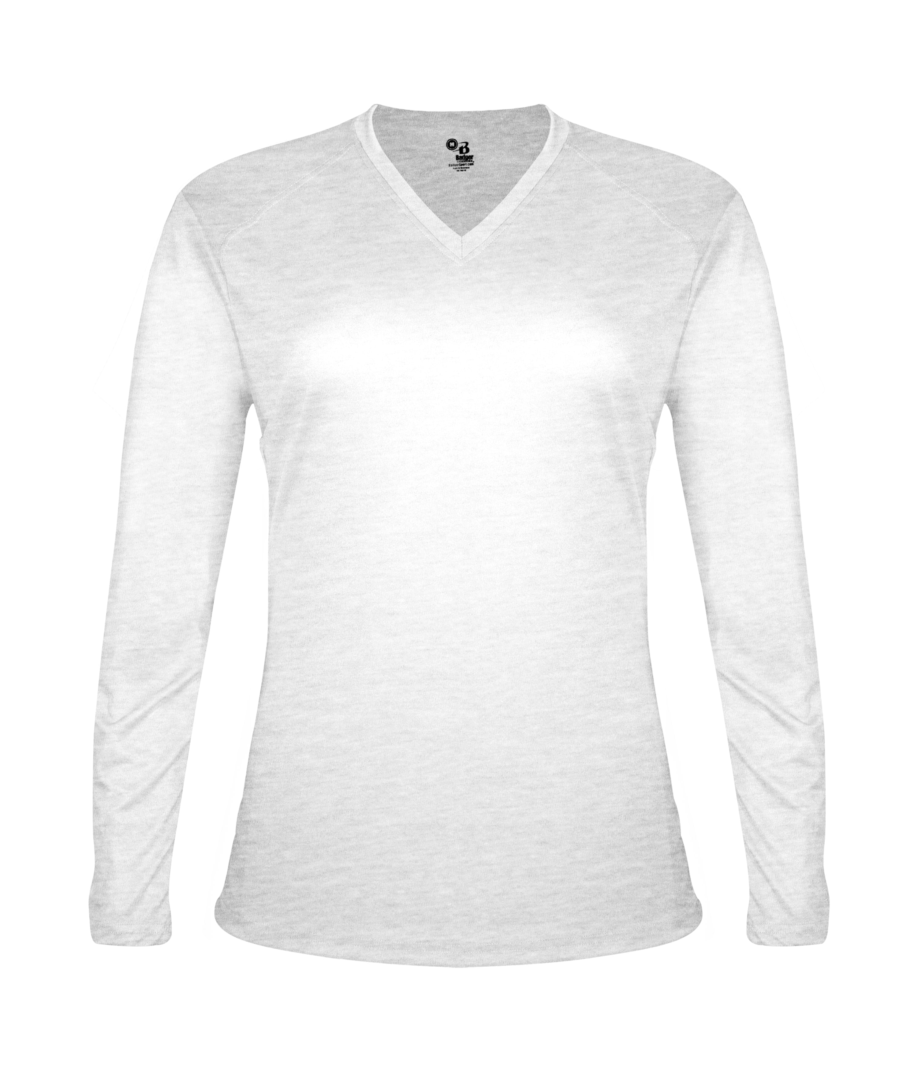 TRI-BLEND LADIES' V-NECK L/S T 2