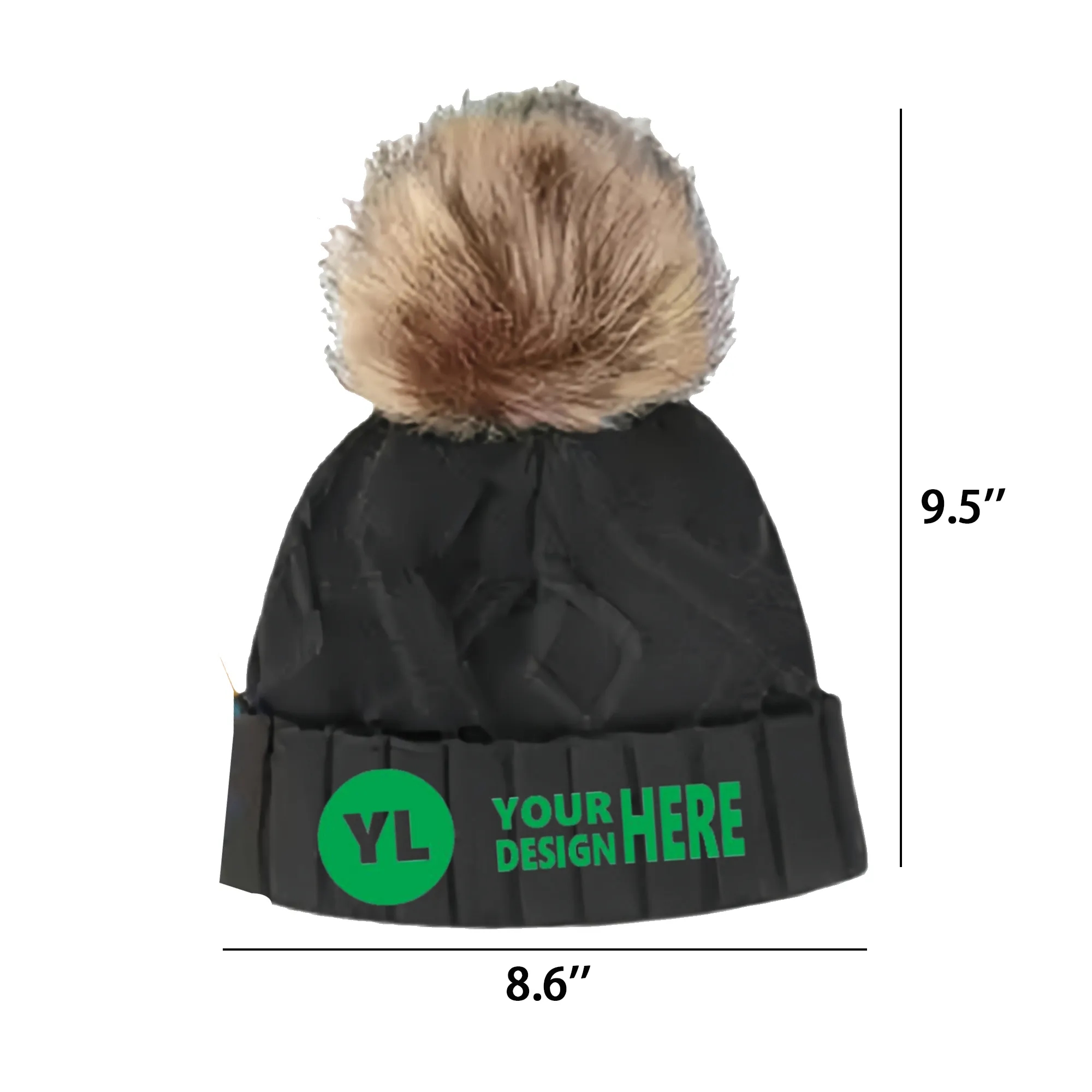 Pom-pom Beanie Hat 3