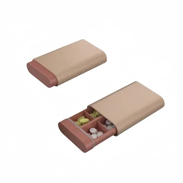 Compact & Portable Pill Organizer - BPA-Free Travel Case 7