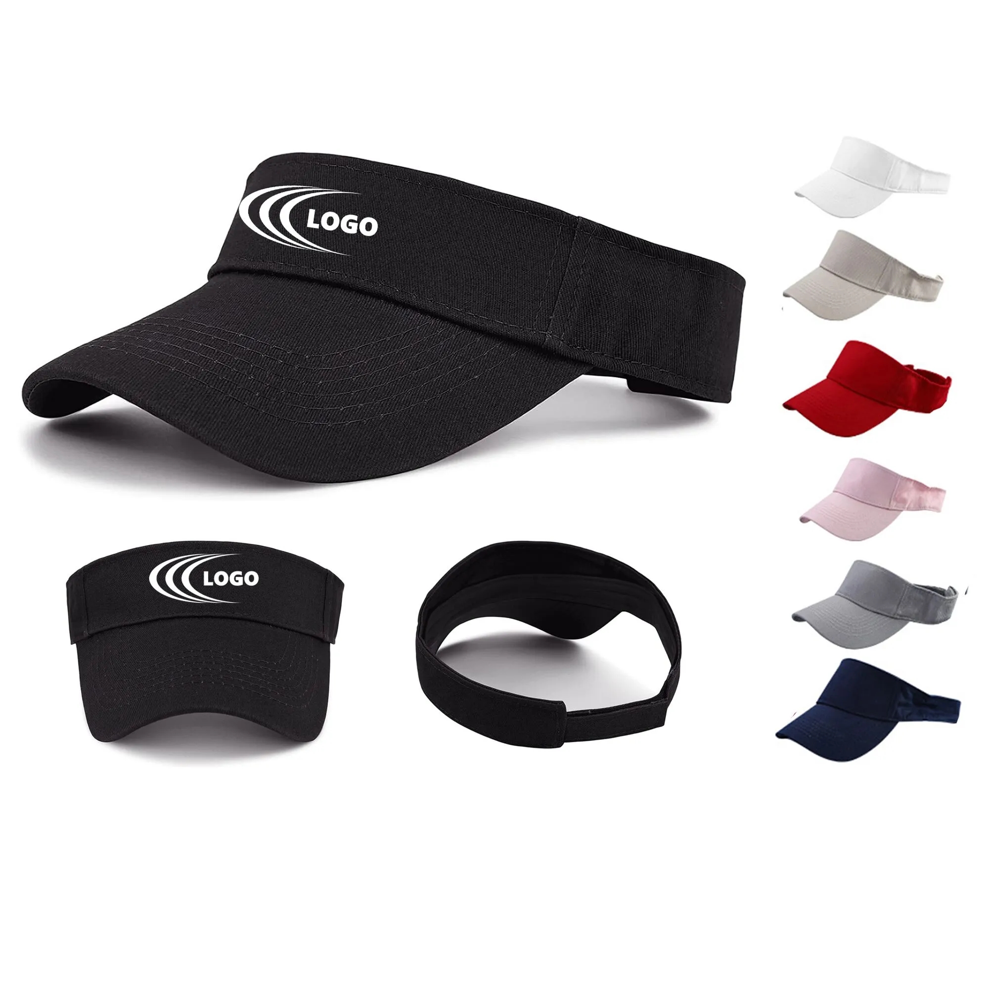 Summer Sun Visor Golf Hat MOQ100pcs 1