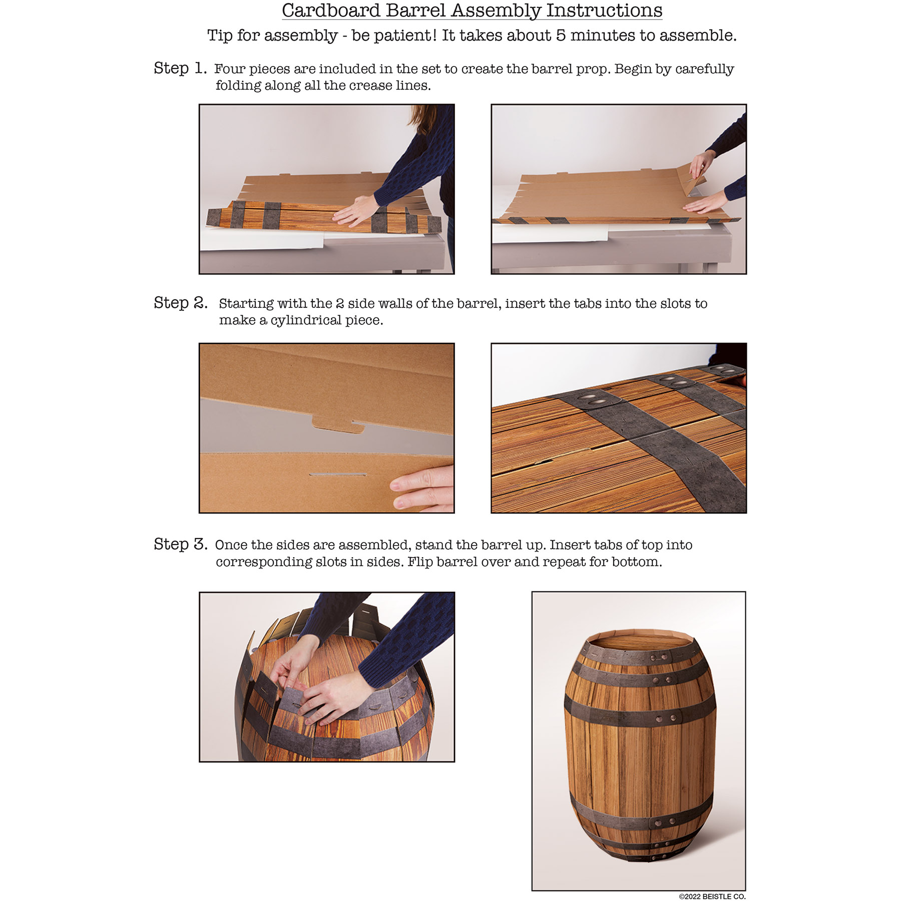3-D Barrel Prop 3