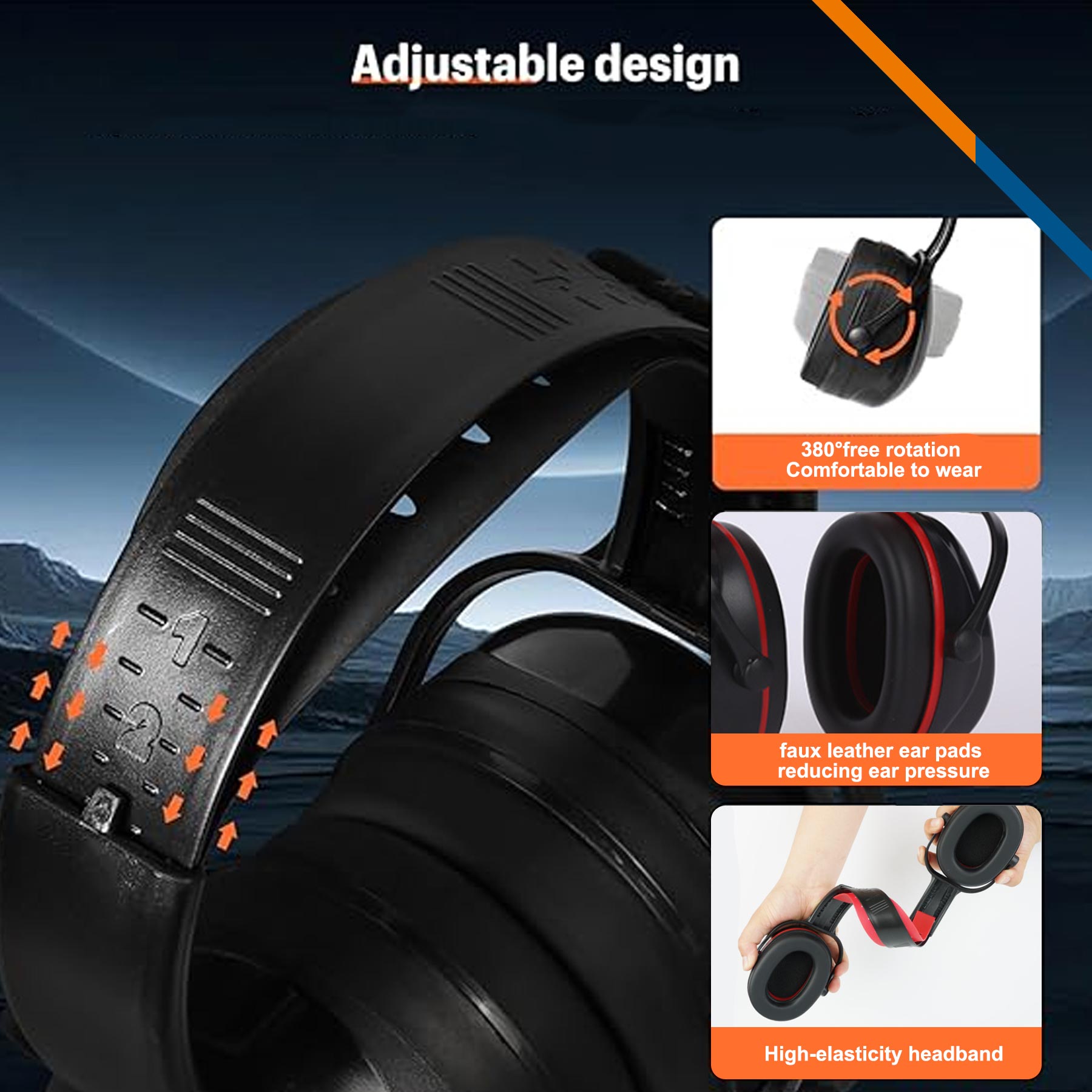 Stella Noise Reduction Hearing Protection Earmuffs 2