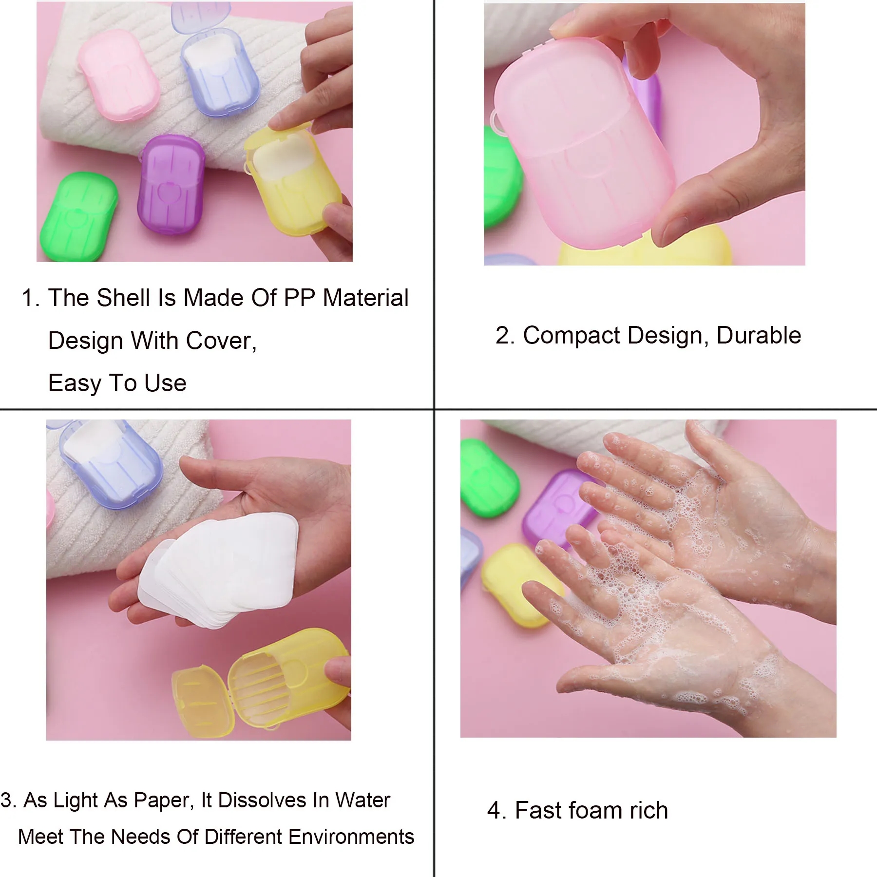 Colorful Disposable Soap Paper 3