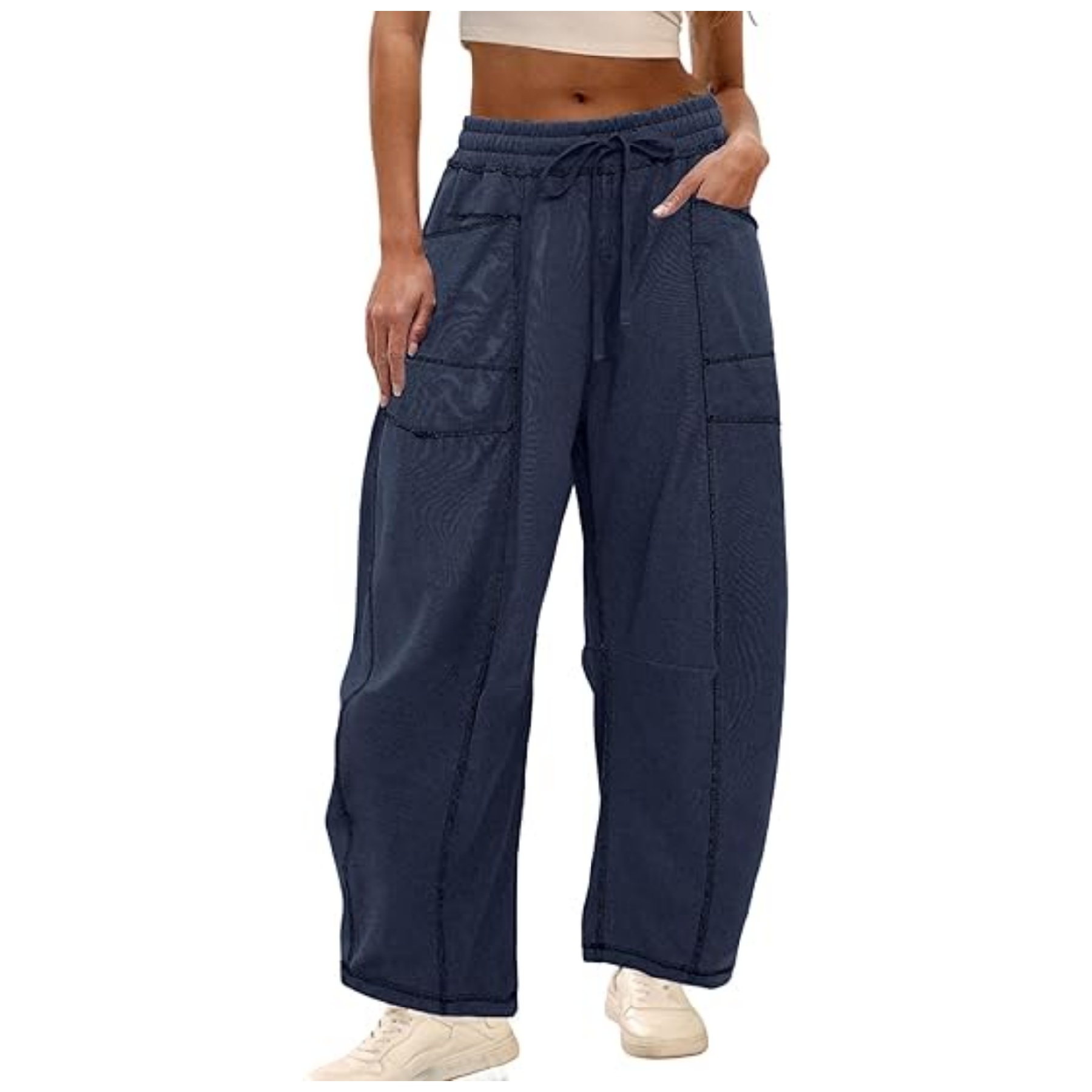 Womens Baggy Barrel Pants 15