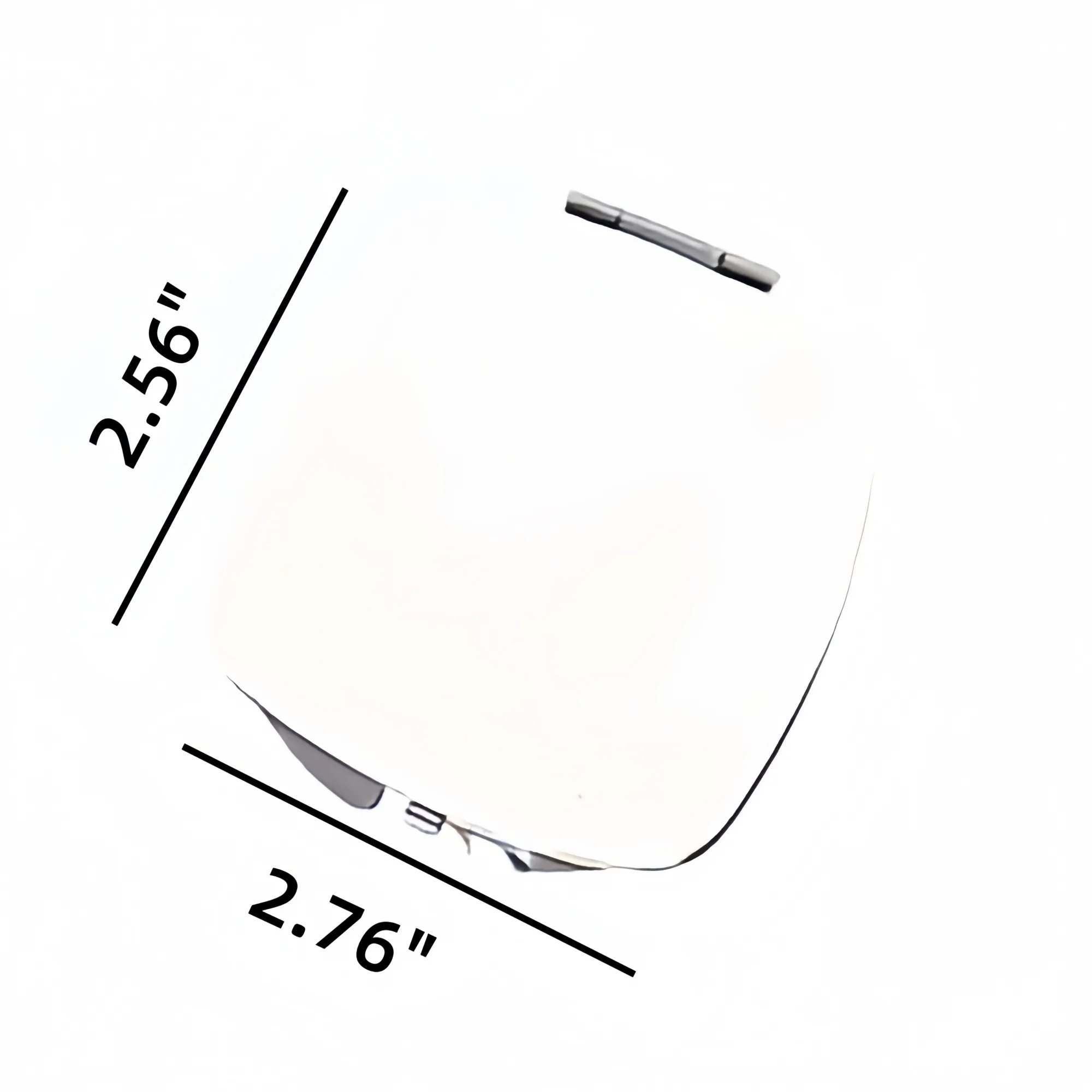Square Shaped PU Folding Travel Makeup Compact Mirror 3
