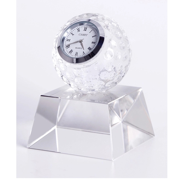 Crystal Golf Ball Clock 5