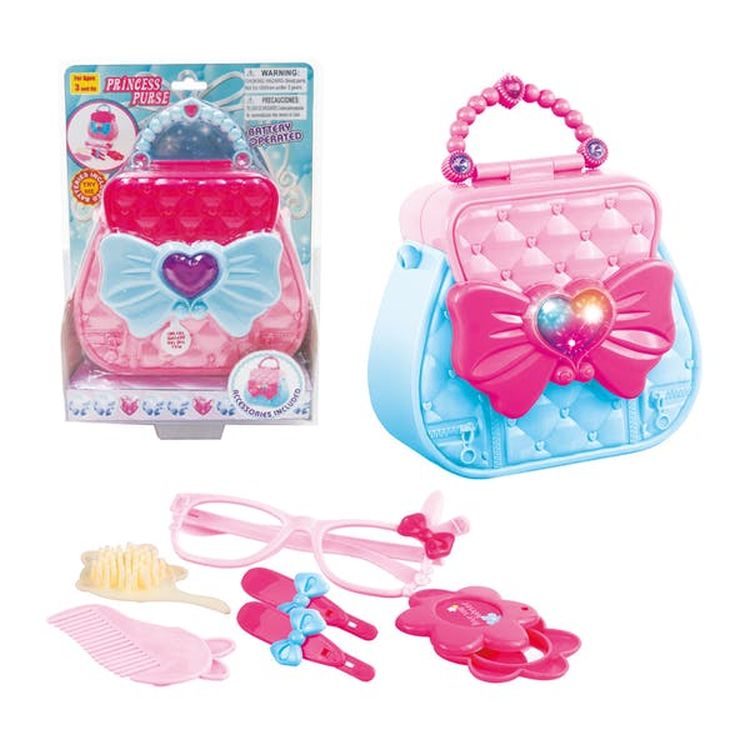 Beauty Purse Playsets - Light & Sound Batteries Included 8.5" 2