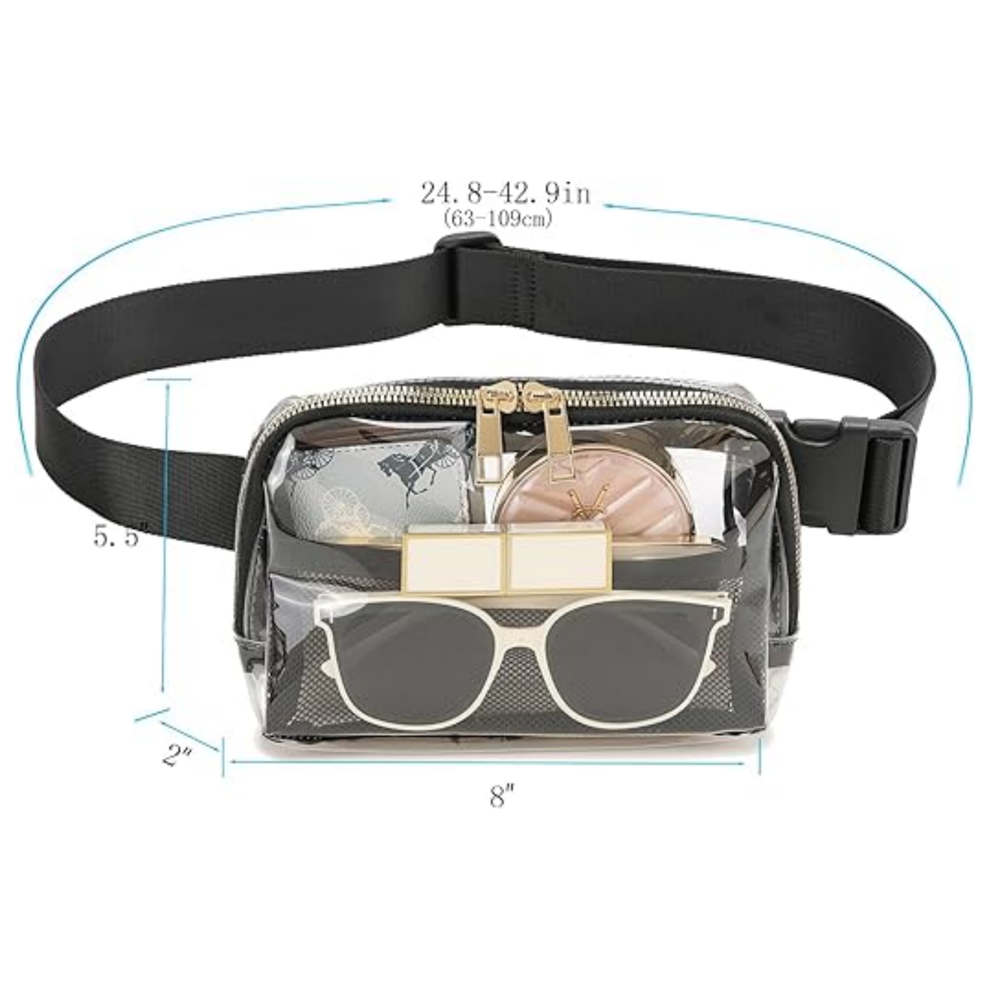 Clear Stadium Crossbody Bag 4