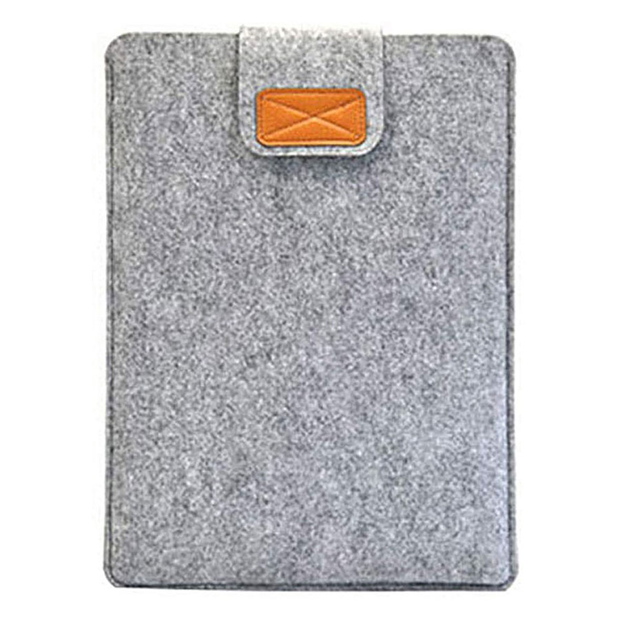 Felt Laptop Sleeve with Hook-and-Loop Fastener 9
