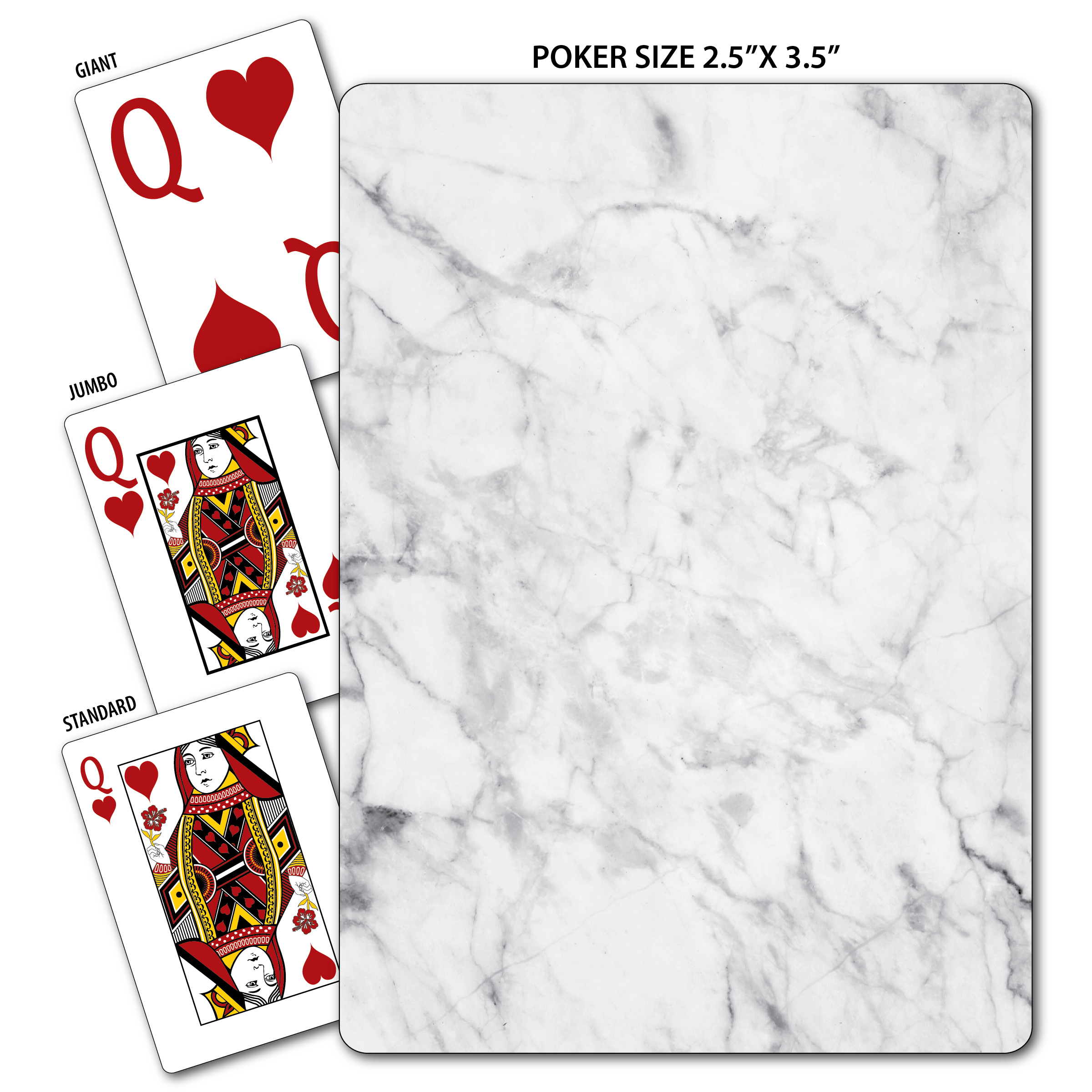 Marble Theme Poker Size Playing Cards 3
