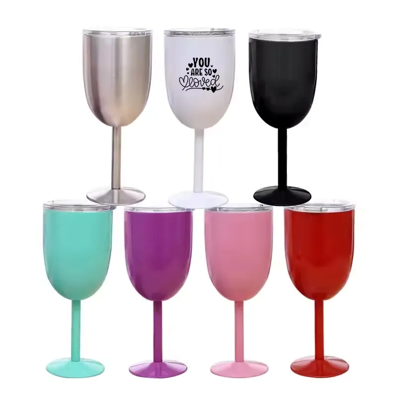 Premium Steel Wine Glasses 3