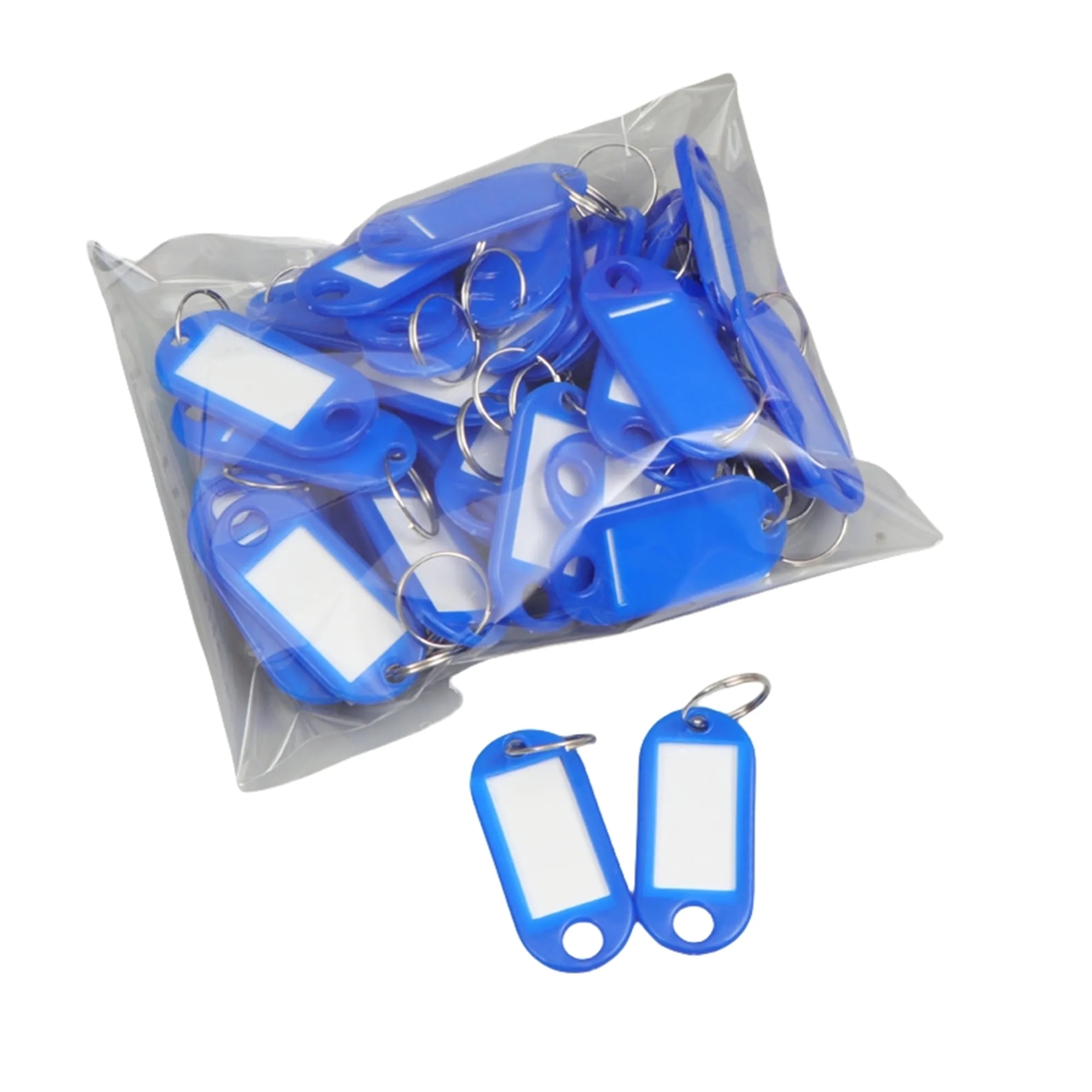 Durable Plastic Key Ring Tag Label Card 5