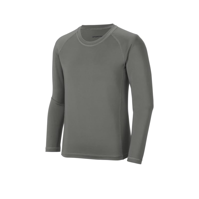 Sport-Tek Youth Long Sleeve Rashguard Tee. 9