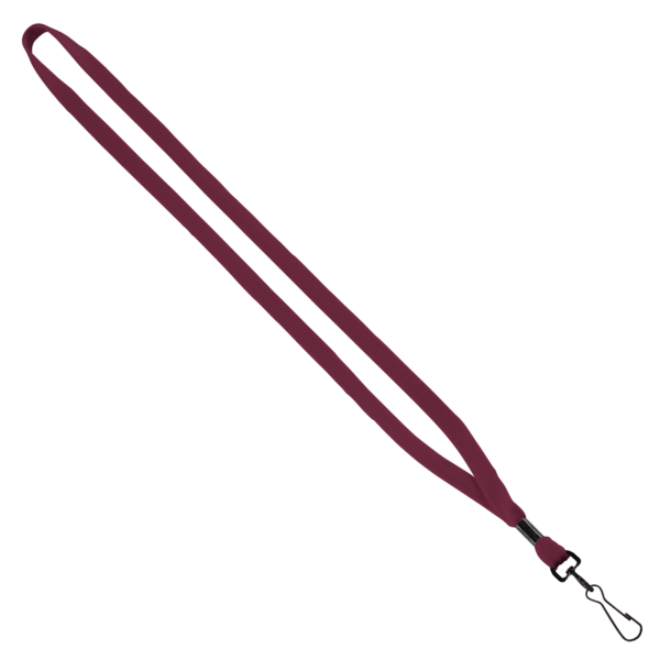 1/2" Cotton Lanyard with Metal Crimp & Swivel Snap Hook 9