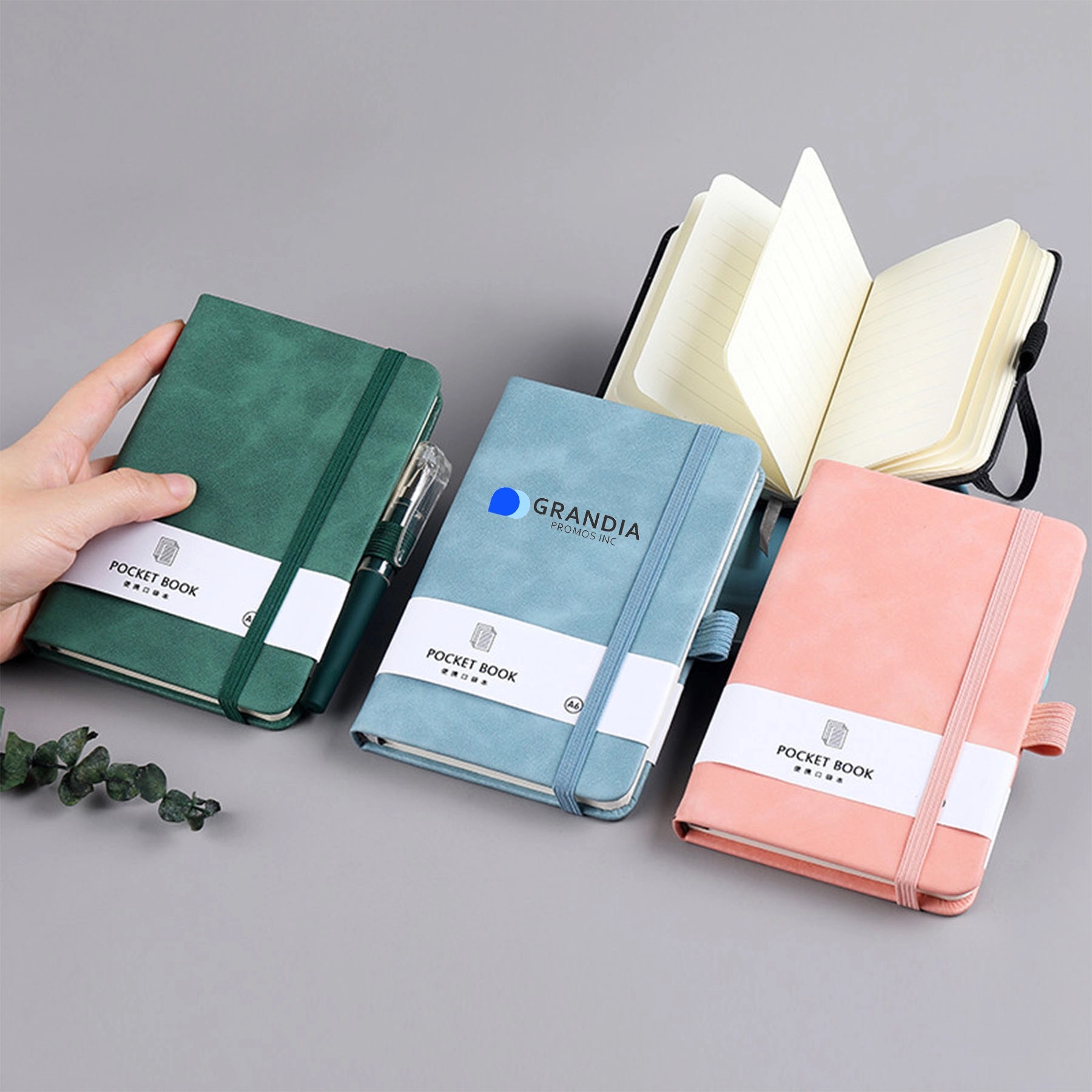 A7 Notebook with Pen Loop 1
