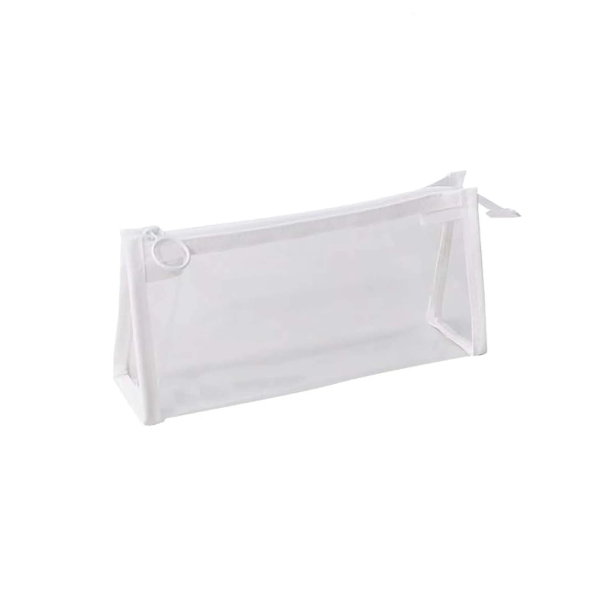 Transparent PVC Triangle Pencil Case 12