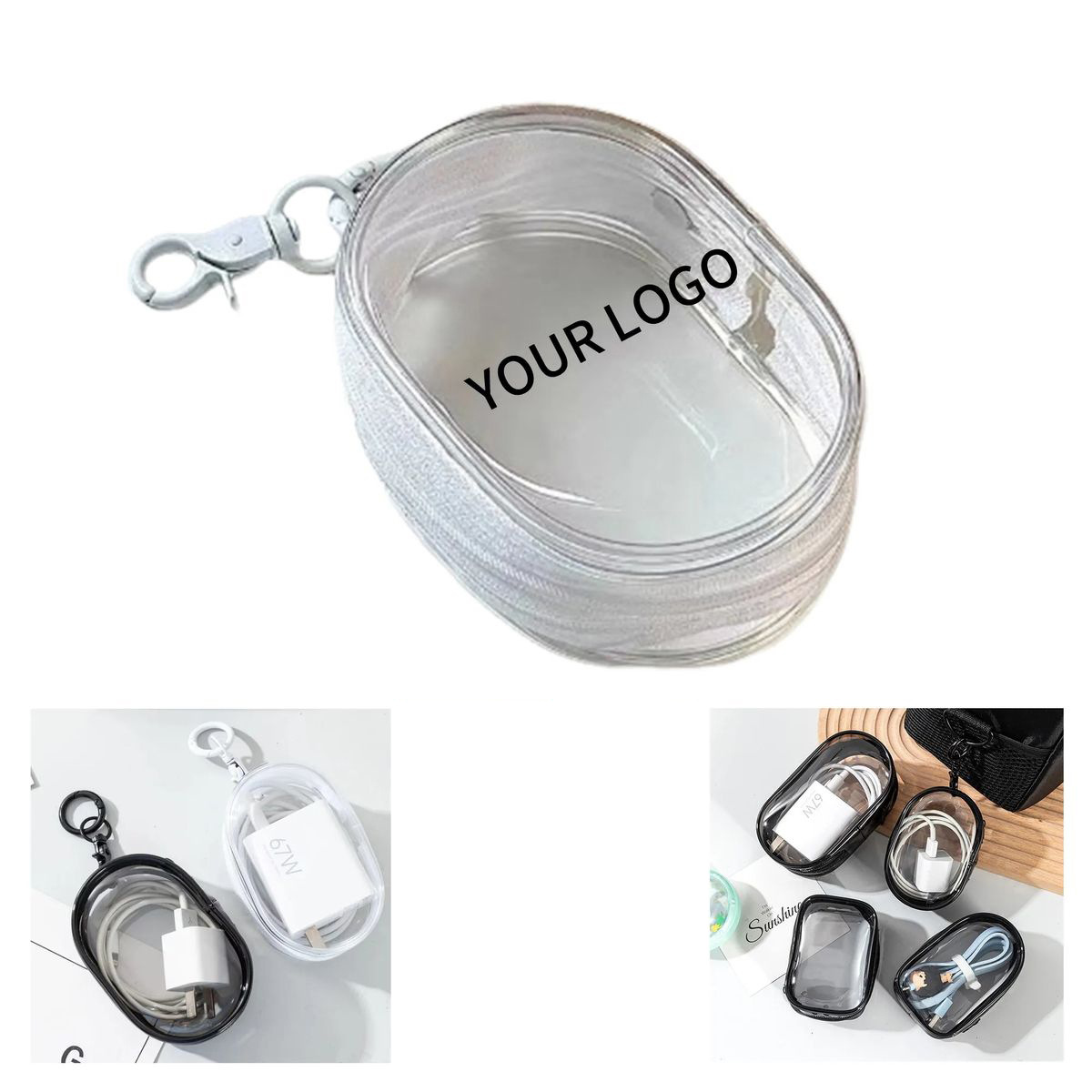 Compact PVC Earphone Storage Case 2