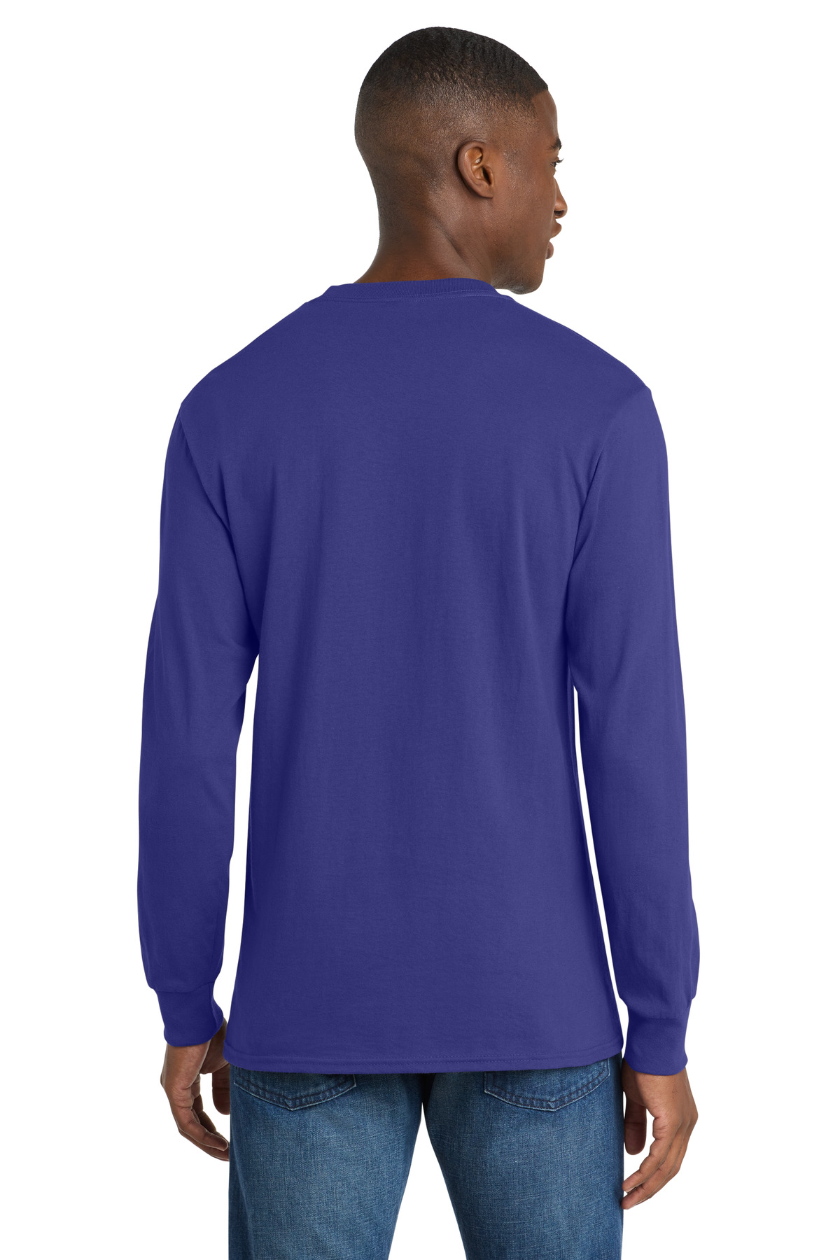 Port & Co Long Sleeve Core Cotton Tee. PC54LS 37
