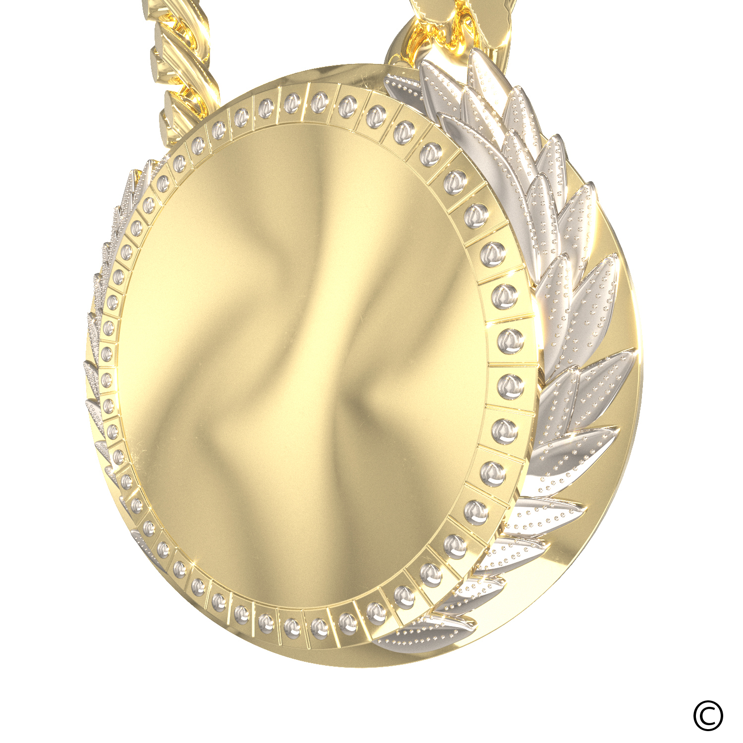 Express Vibraprint® Presidential Champ Chain w/ Chain 12