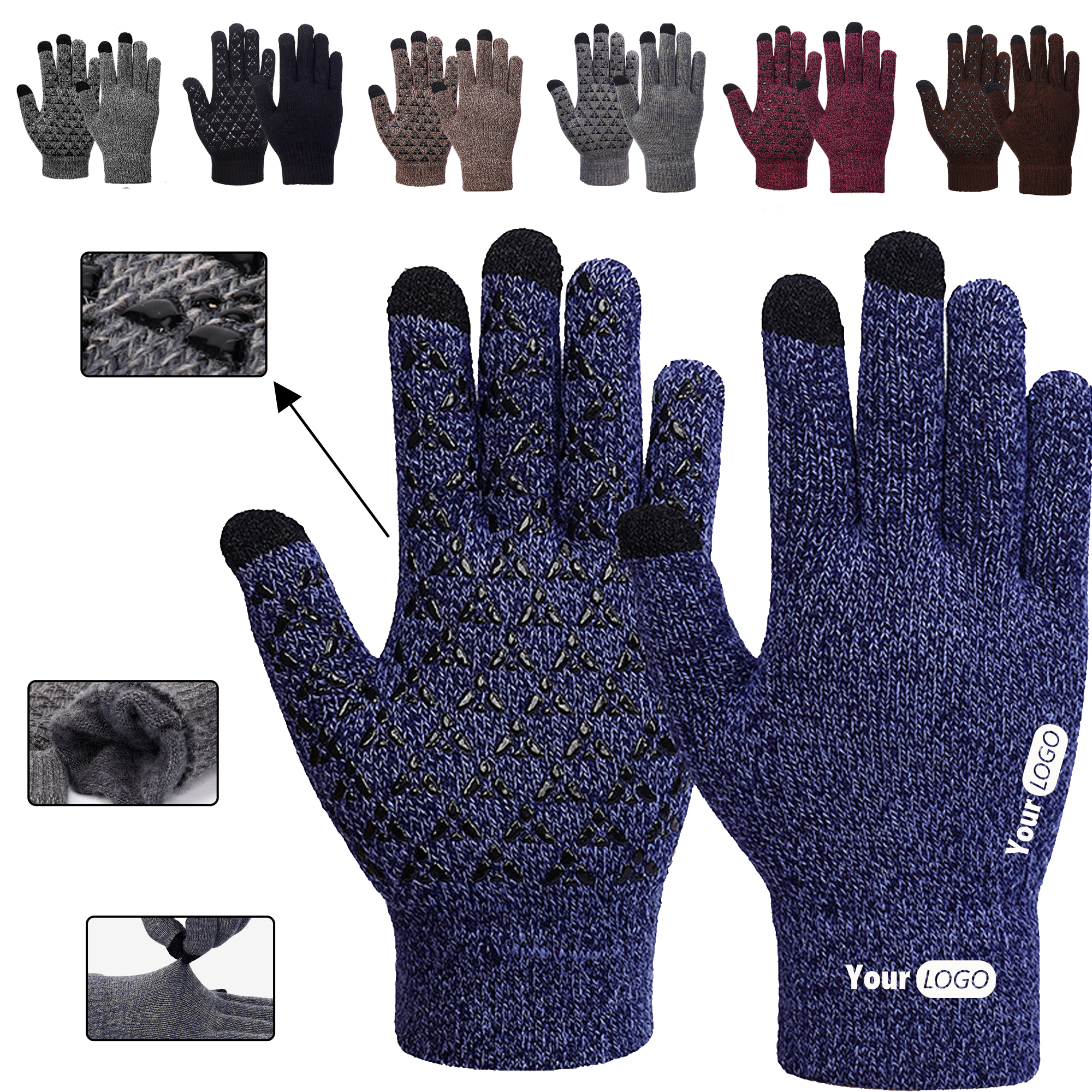Unisex Winter Thermal Work Gloves 7