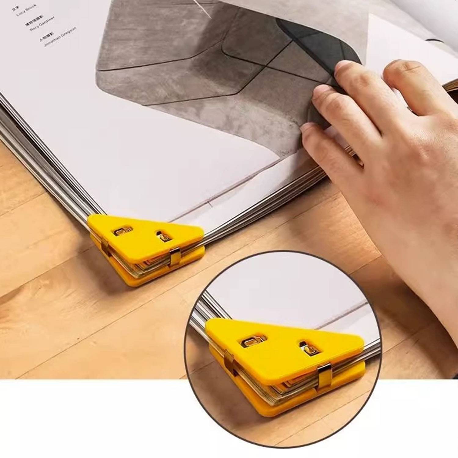 Triangle Multifunction File Clip 9