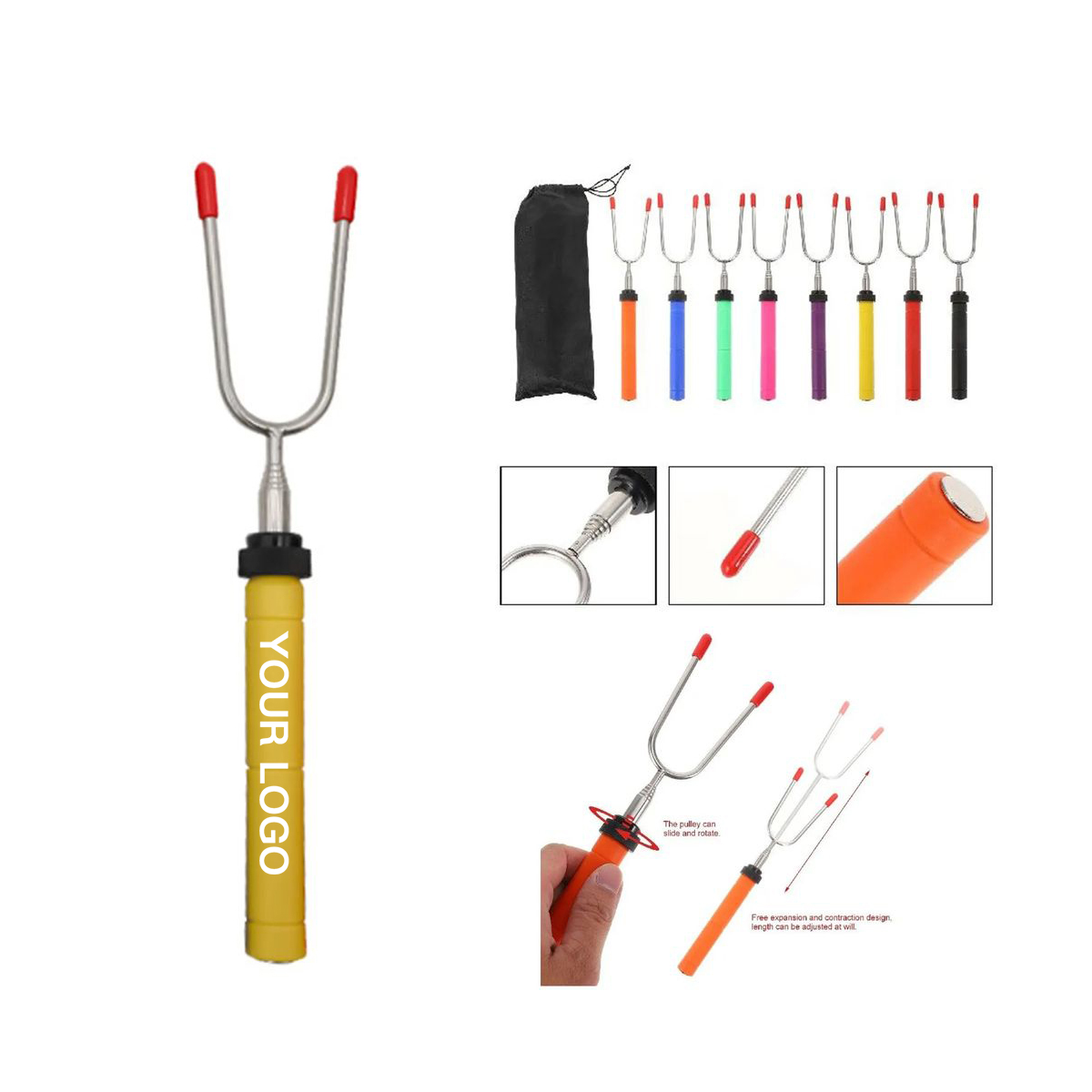 34 Inch Roasting Stick for Outdoor Use 1